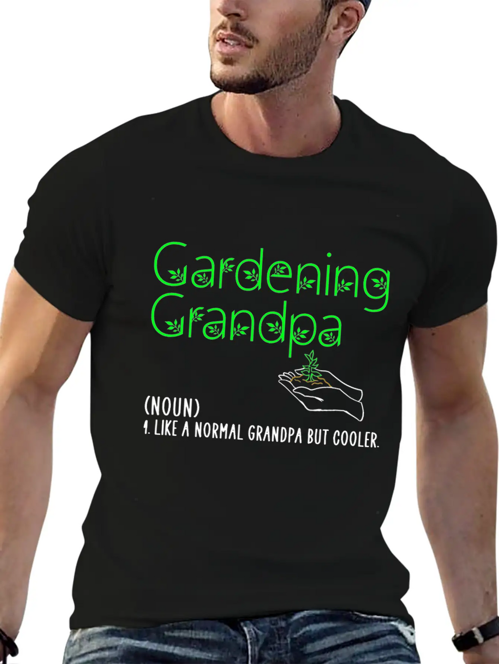 Gardening Grandpa Relaxed Everyday Tee – Lightweight And Durable Cotton