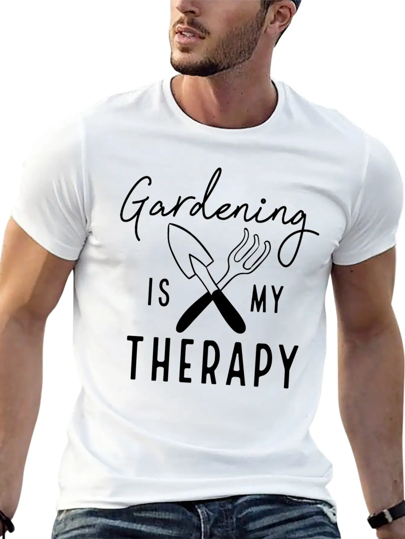Gardening Is My Therapy Essential Cotton Tee For Daily Outfits – Unisex Style
