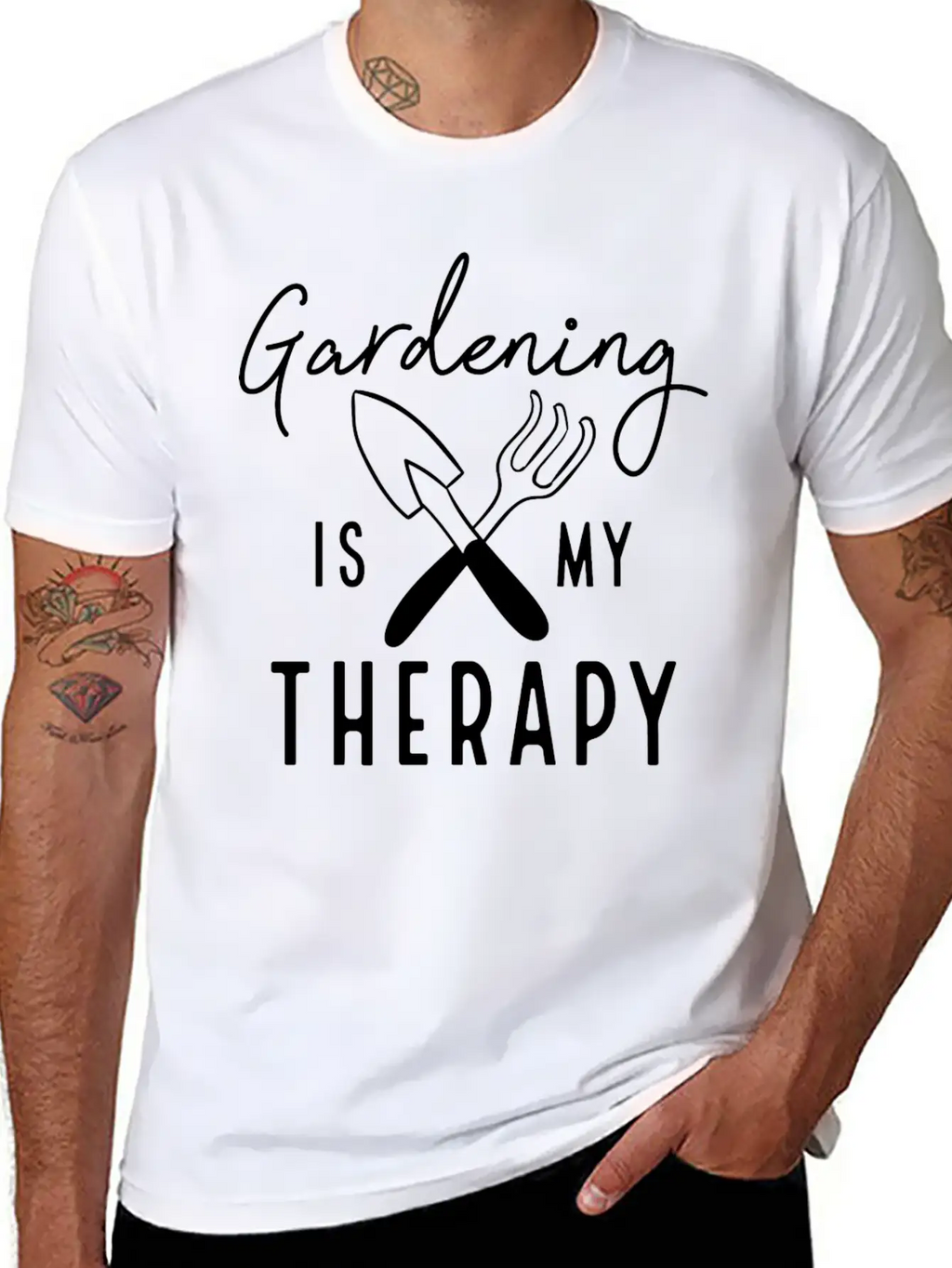 Gardening Is My Therapy Essential Cotton Tee For Daily Outfits – Unisex Style