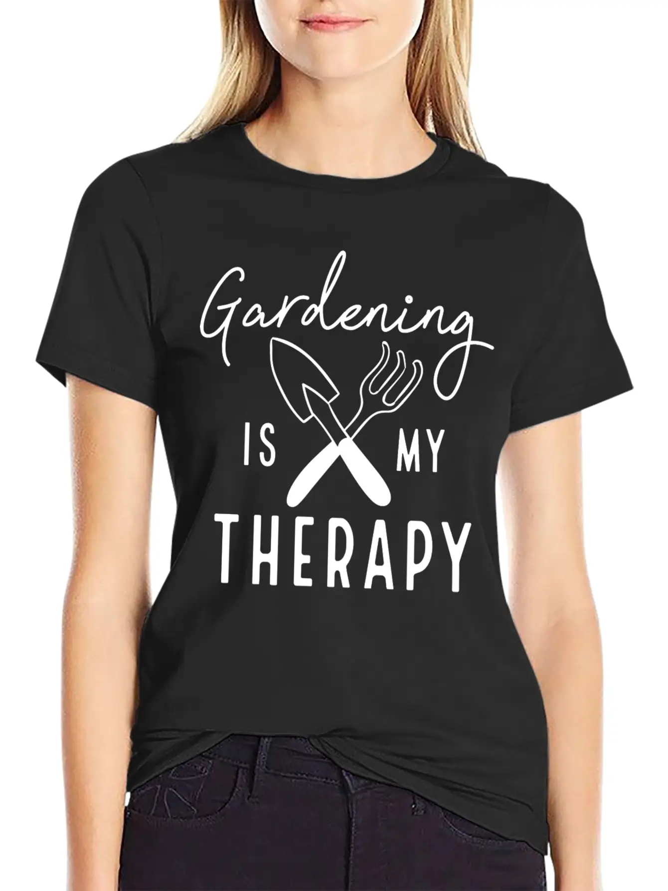 Gardening Is My Therapy Essential Cotton Tee For Daily Outfits – Unisex Style