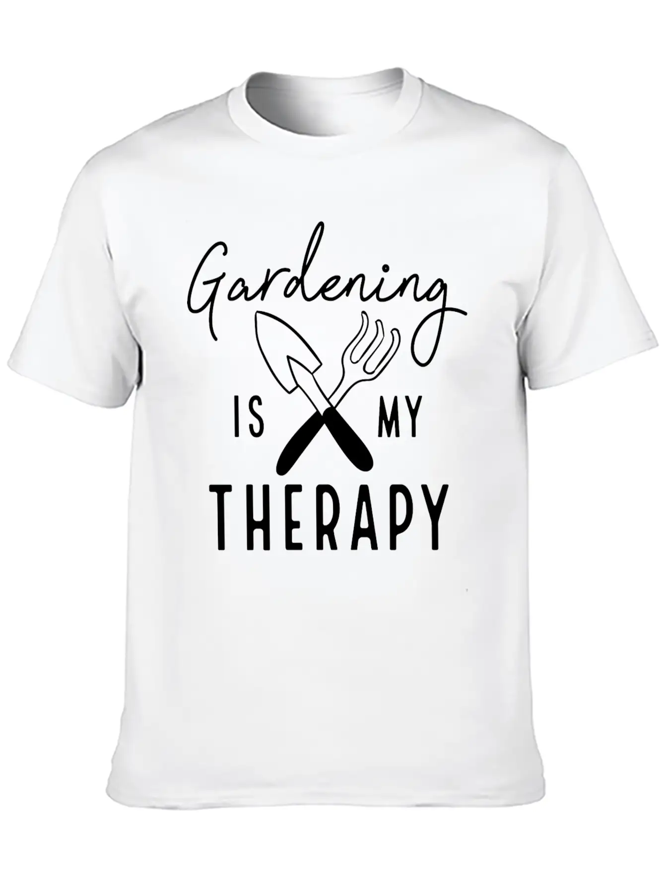 Gardening Is My Therapy Essential Cotton Tee For Daily Outfits – Unisex Style