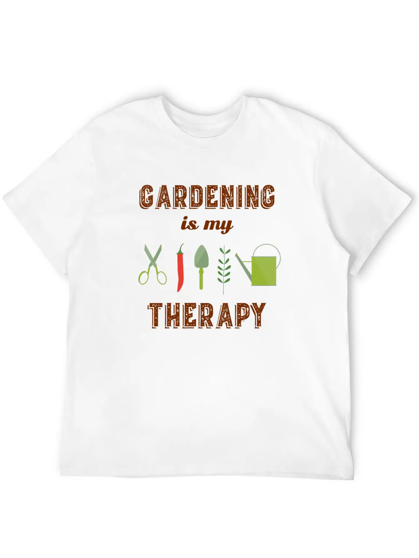 Gardening Is My Therapy Garden Gardening Organic Timeless Short Sleeve Tee – Comfy And Minimalist Design