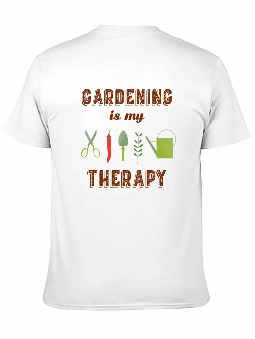 Gardening Is My Therapy Garden Gardening Organic Timeless Short Sleeve Tee – Comfy And Minimalist Design