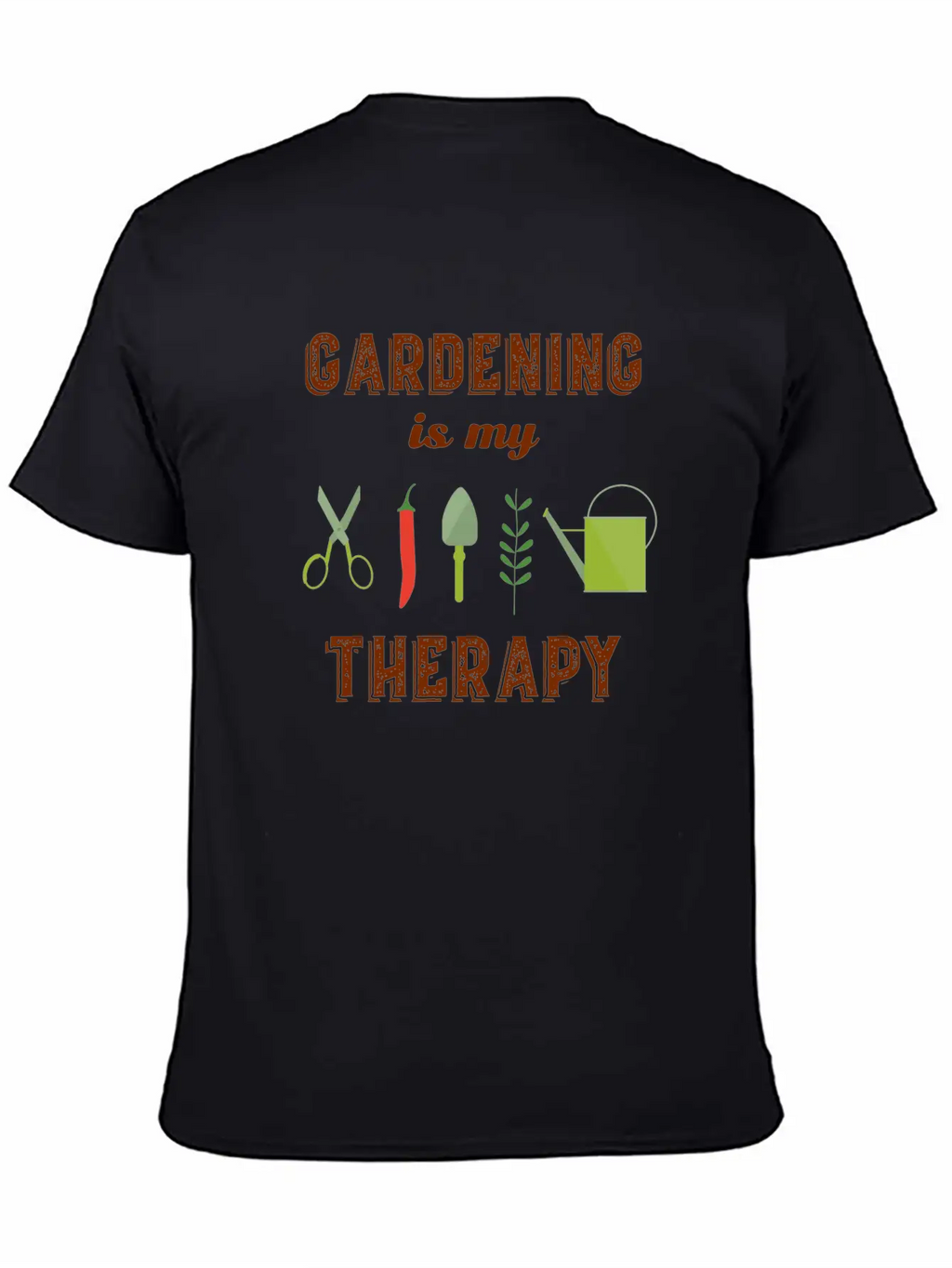 Gardening Is My Therapy Garden Gardening Organic Timeless Short Sleeve Tee – Comfy And Minimalist Design