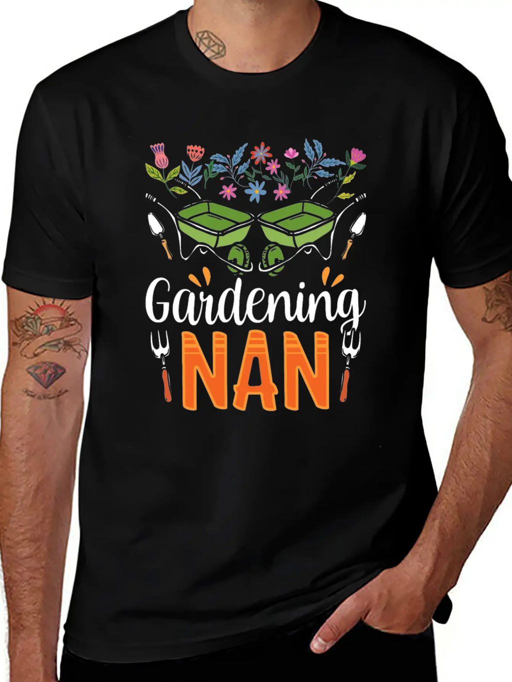 Gardening Nan Gardener Granny Grandma Garden Unisex Casual T-Shirt – Clean Design For Daily Comfort