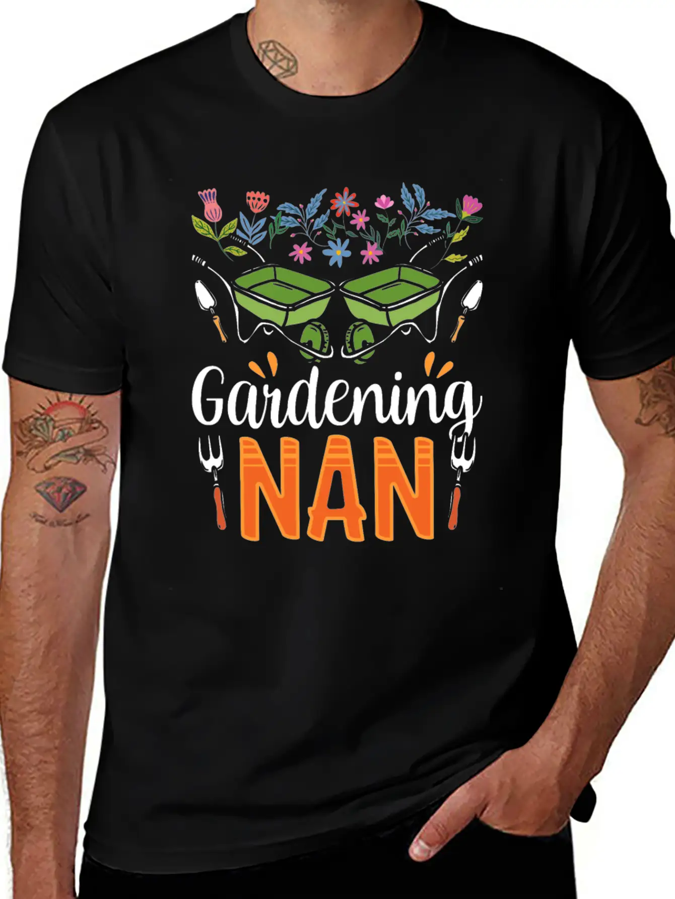 Gardening Nan Gardener Granny Grandma Garden Unisex Casual T-Shirt – Clean Design For Daily Comfort