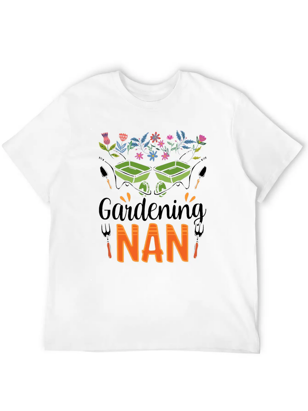 Gardening Nan Gardener Granny Grandma Garden Unisex Casual T-Shirt – Clean Design For Daily Comfort