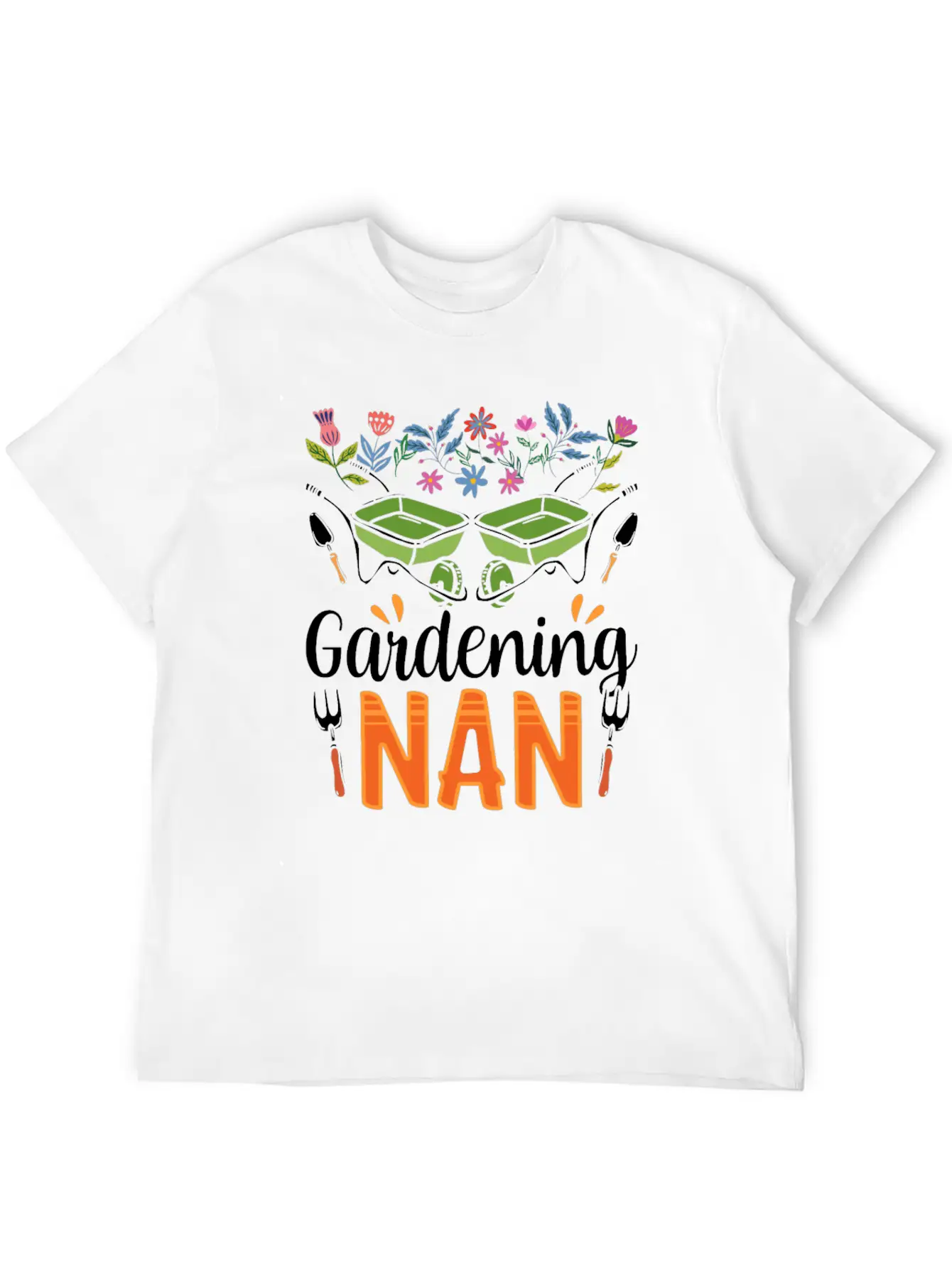 Gardening Nan Gardener Granny Grandma Garden Unisex Casual T-Shirt – Clean Design For Daily Comfort