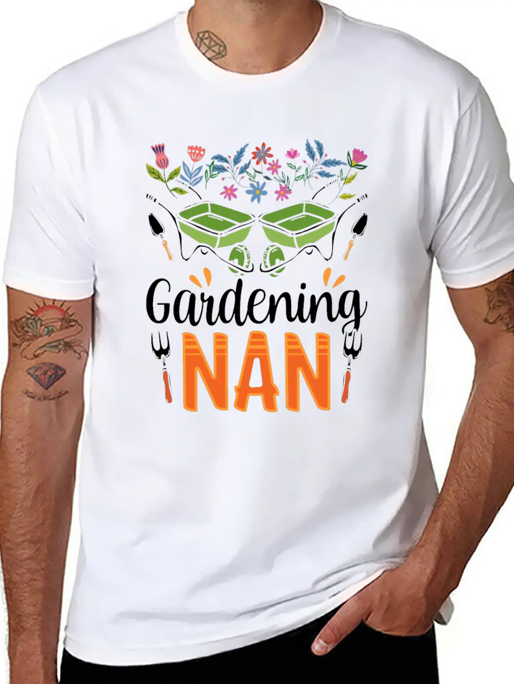 Gardening Nan Gardener Granny Grandma Garden Unisex Casual T-Shirt – Clean Design For Daily Comfort