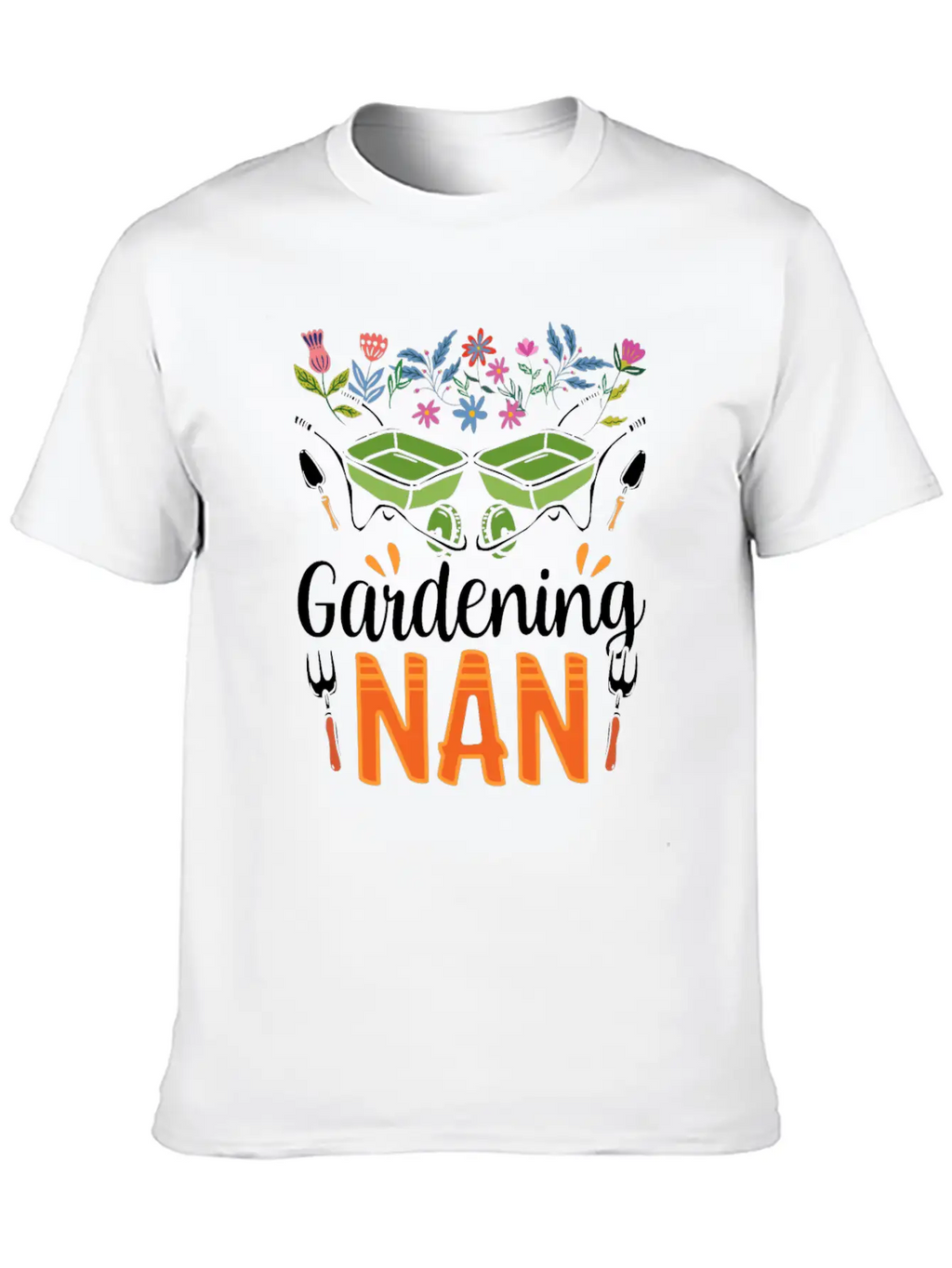 Gardening Nan Gardener Granny Grandma Garden Unisex Casual T-Shirt – Clean Design For Daily Comfort