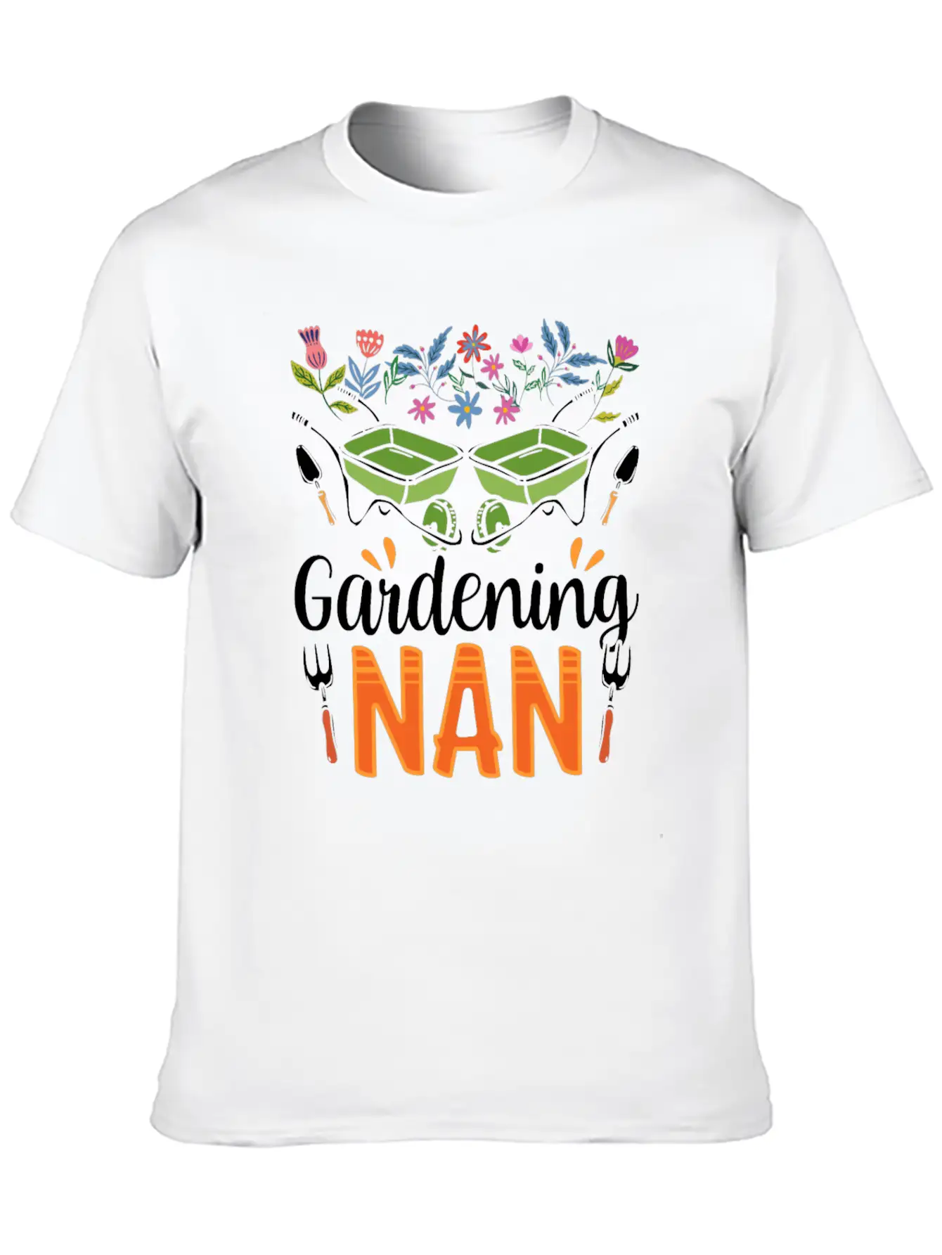 Gardening Nan Gardener Granny Grandma Garden Unisex Casual T-Shirt – Clean Design For Daily Comfort