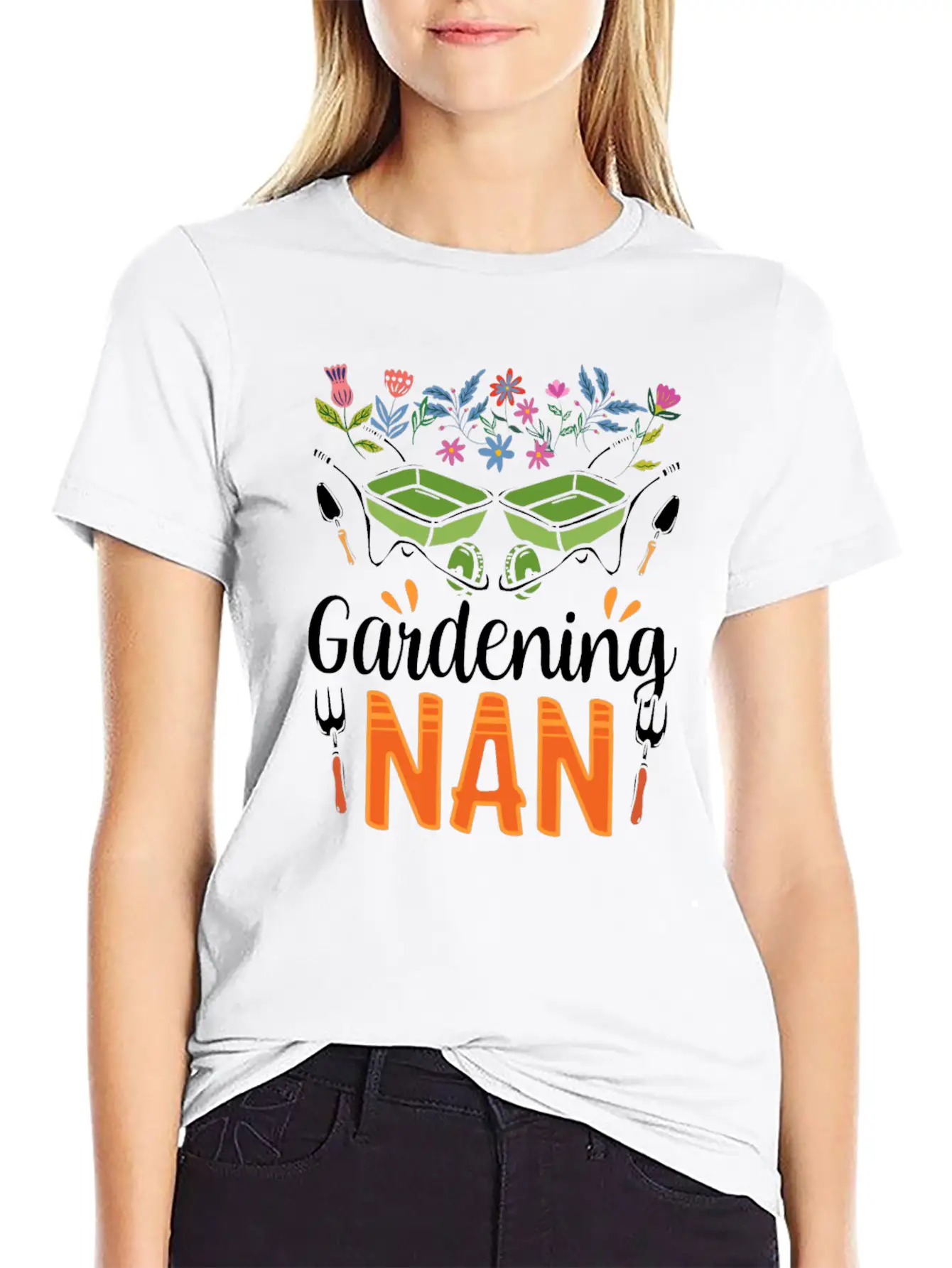 Gardening Nan Gardener Granny Grandma Garden Unisex Casual T-Shirt – Clean Design For Daily Comfort