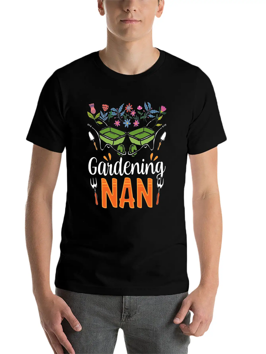Gardening Nan Gardener Granny Grandma Garden Unisex Casual T-Shirt – Clean Design For Daily Comfort