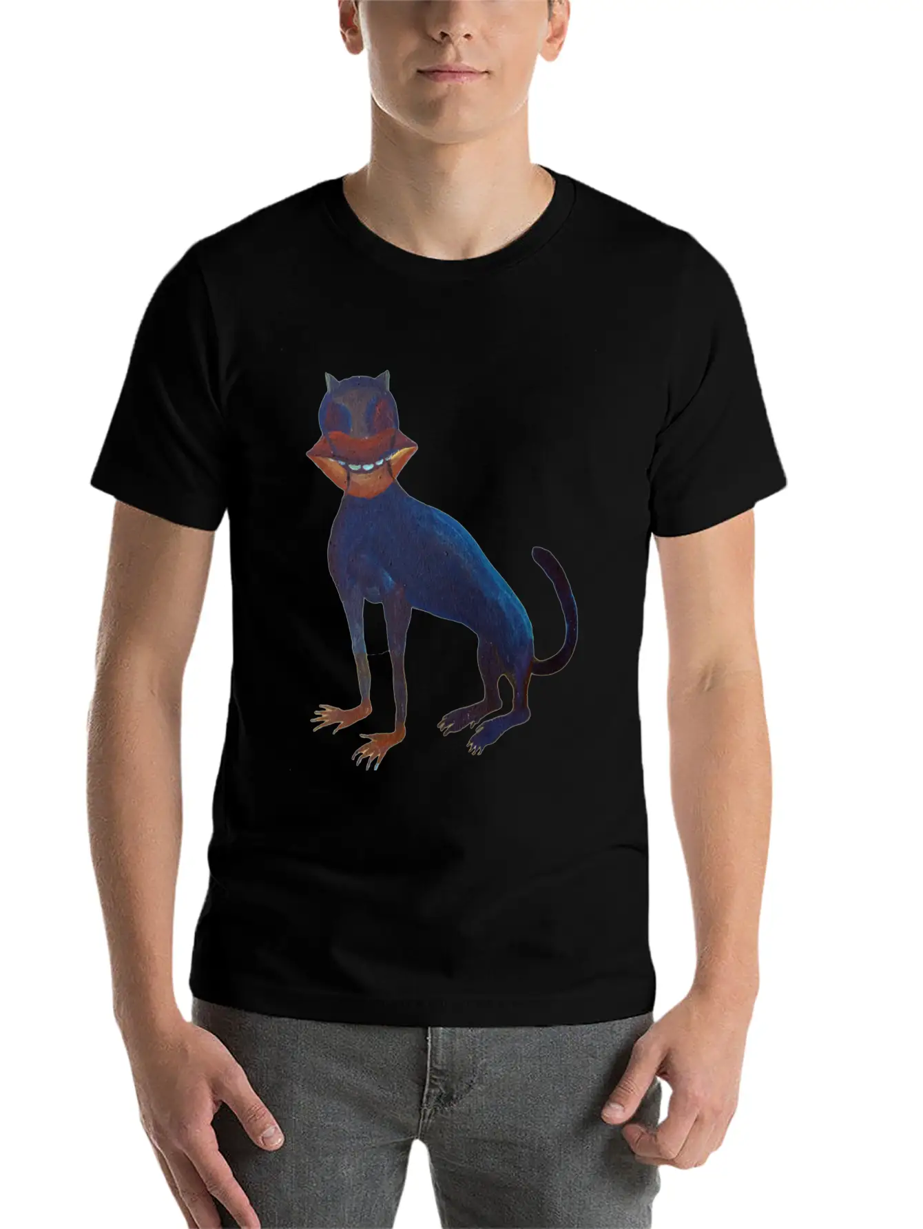 Gato Boca Stylish Everyday T-Shirt – Unisex Basic Cotton Tee