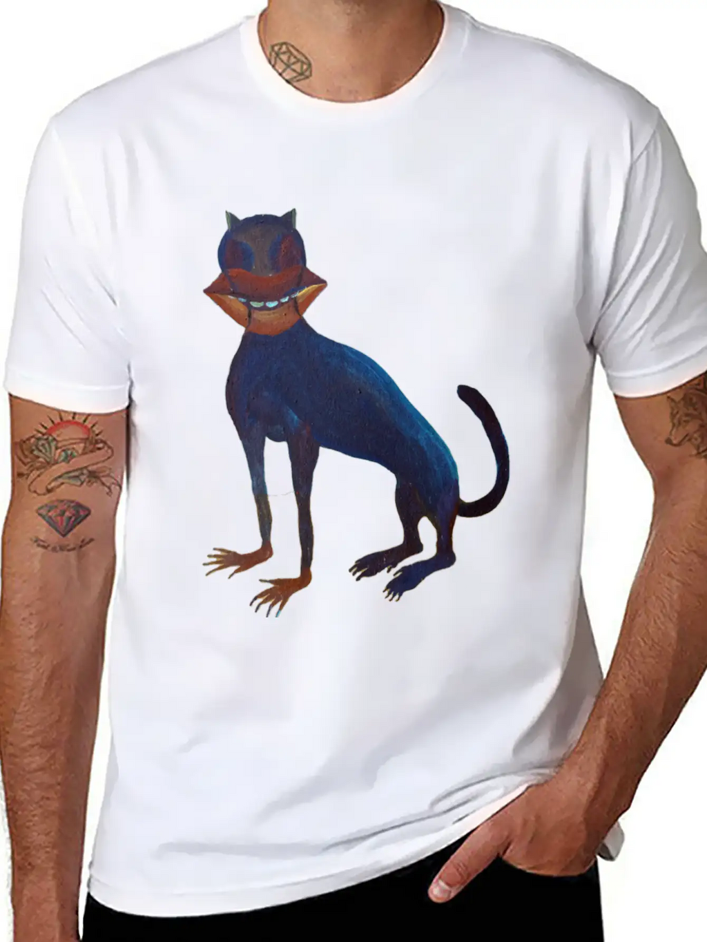 Gato Boca Stylish Everyday T-Shirt – Unisex Basic Cotton Tee