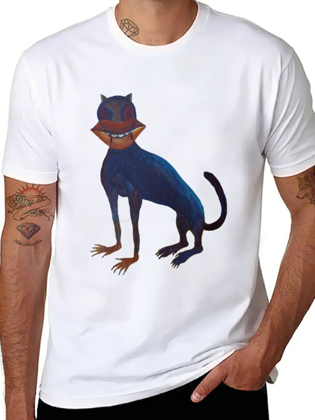 Gato Boca Stylish Everyday T-Shirt – Unisex Basic Cotton Tee