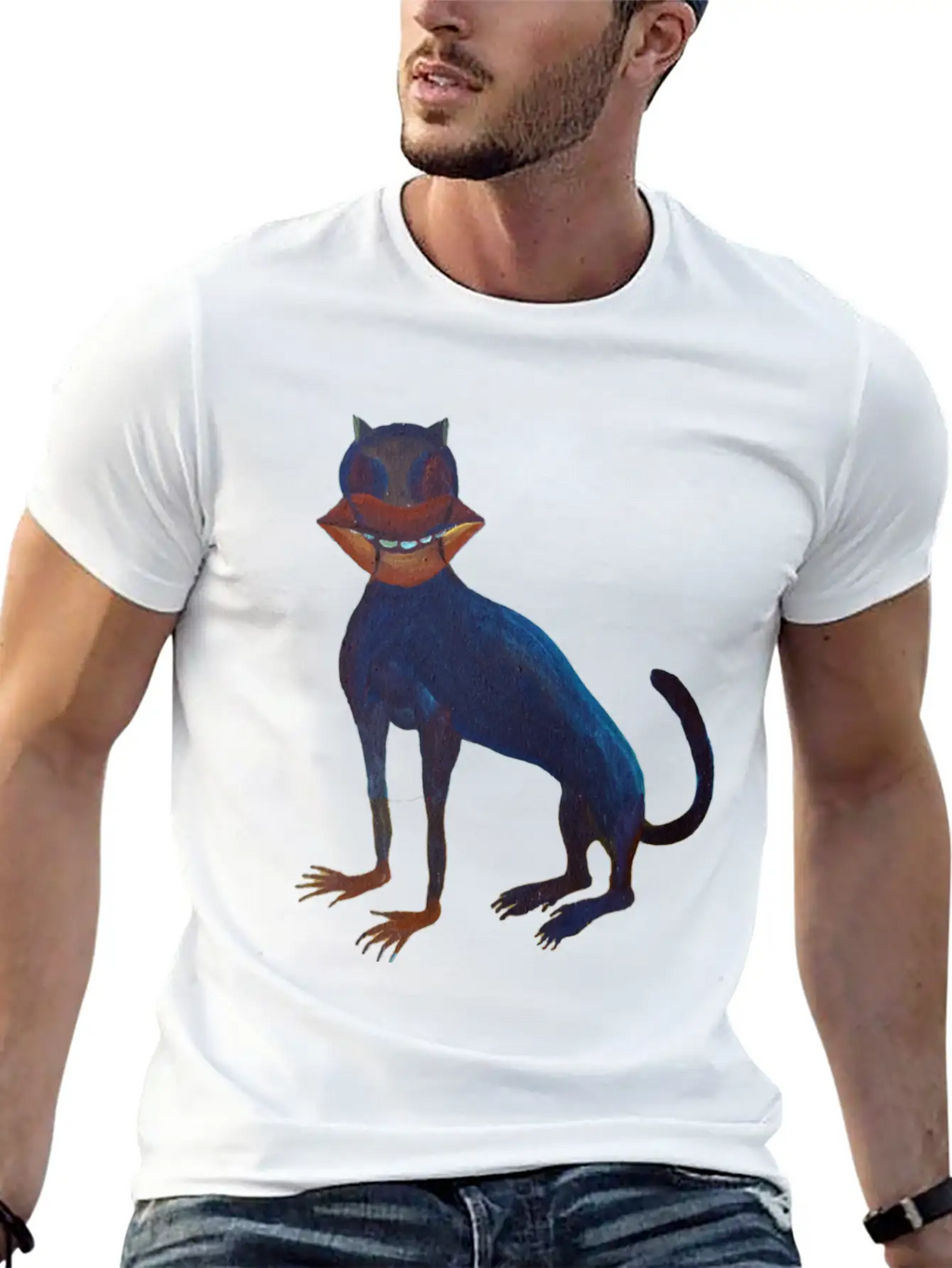 Gato Boca Stylish Everyday T-Shirt – Unisex Basic Cotton Tee