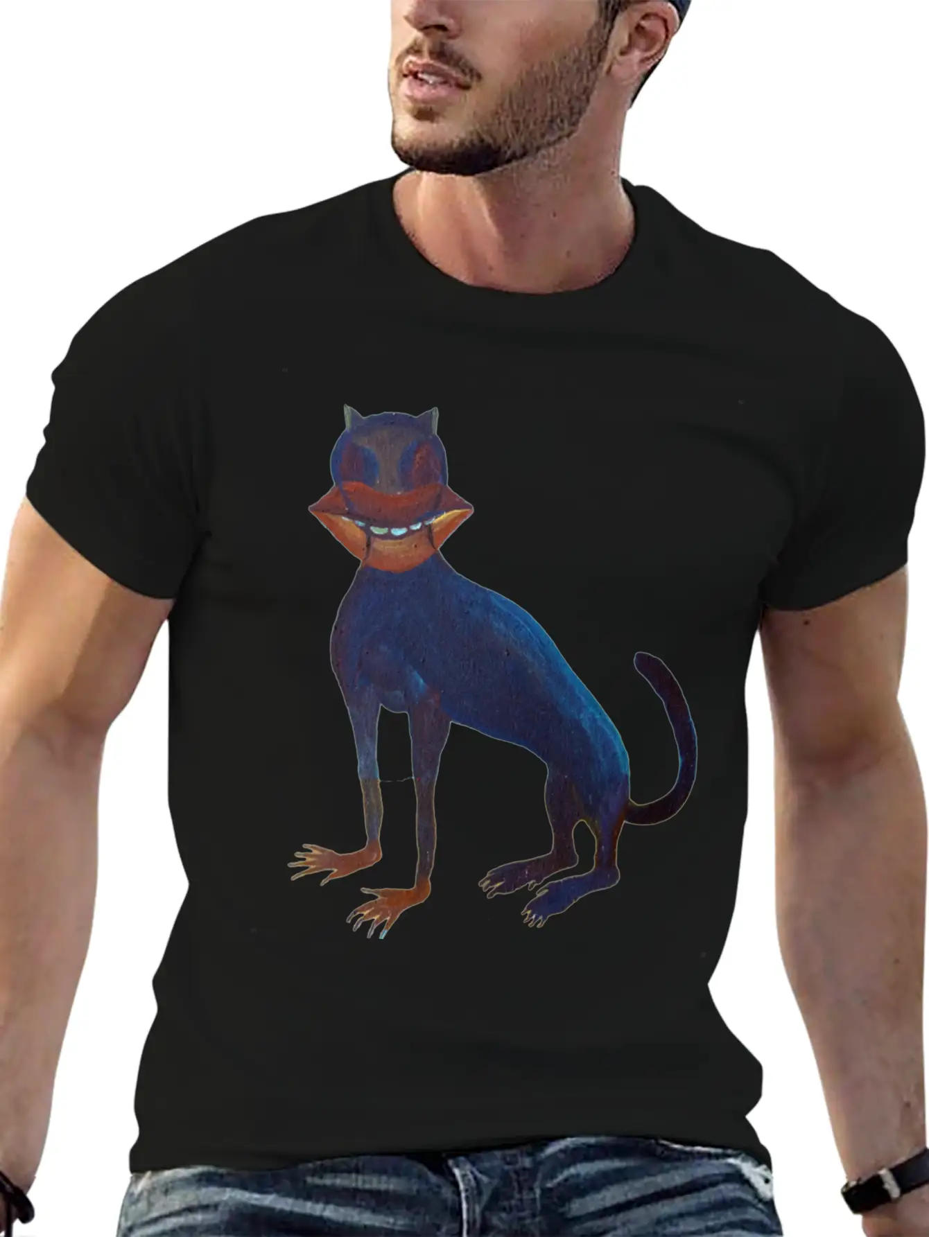 Gato Boca Stylish Everyday T-Shirt – Unisex Basic Cotton Tee