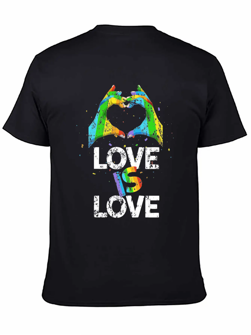 Gay Pride Love Is Love Unisex Casual T-Shirt – Clean Design For Daily Comfort