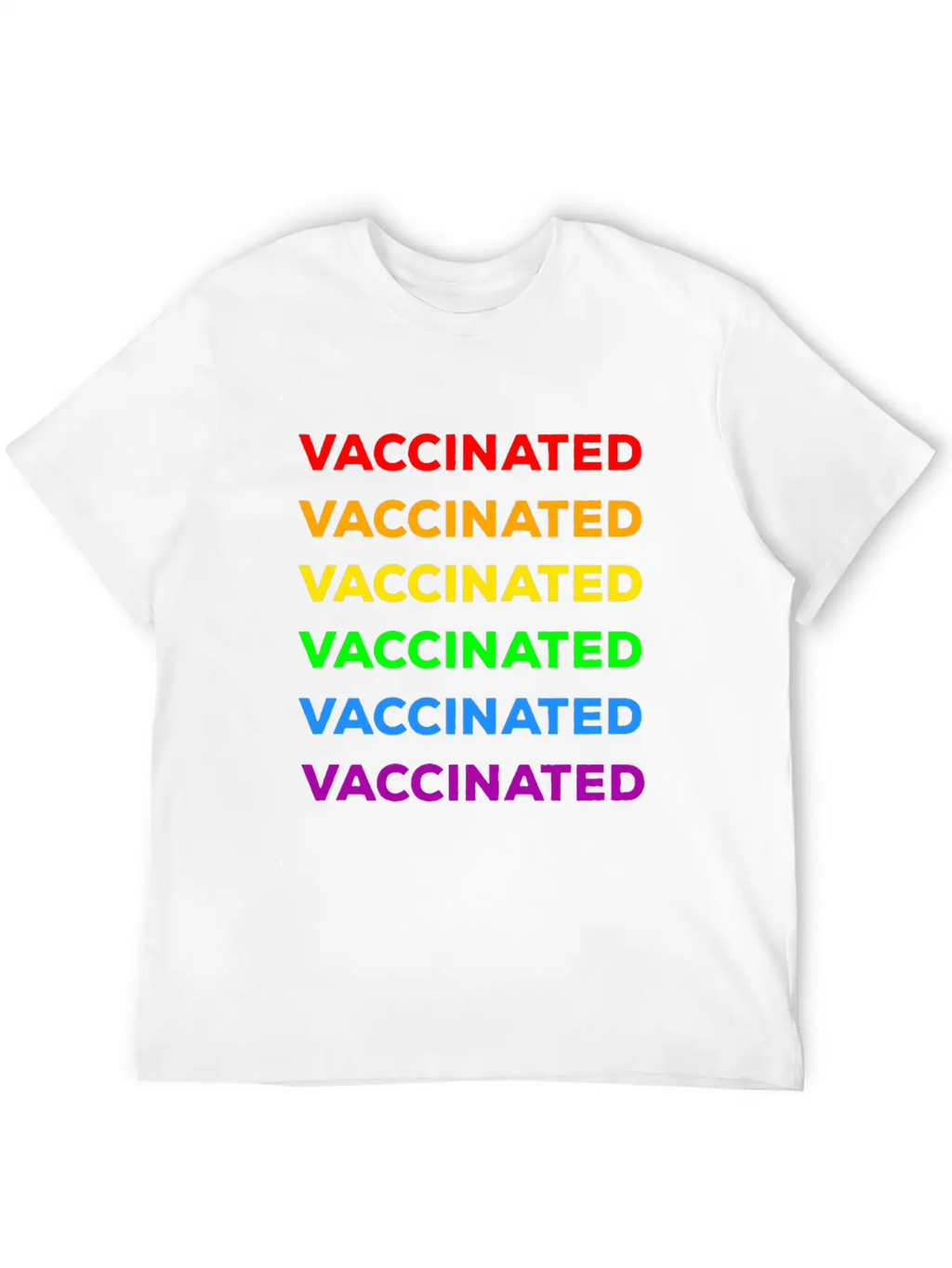 Gay Pride Vaccinated Timeless Short Sleeve Tee – Comfy And Minimalist Design