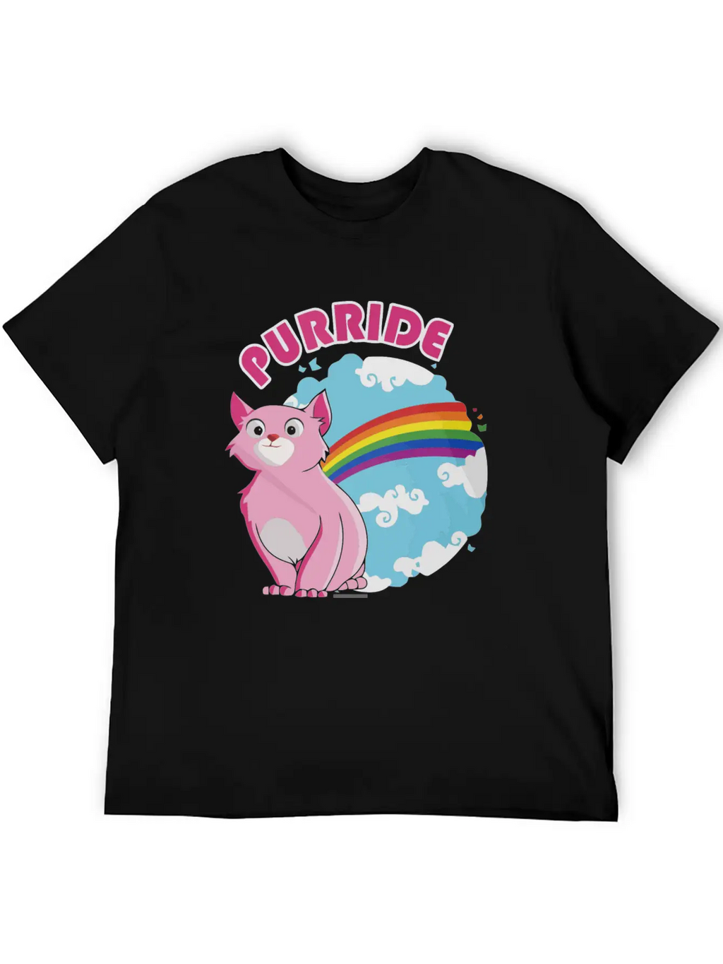 Gay Purrride Basic Graphic T-Shirt – Daily Comfort In Soft Cotton