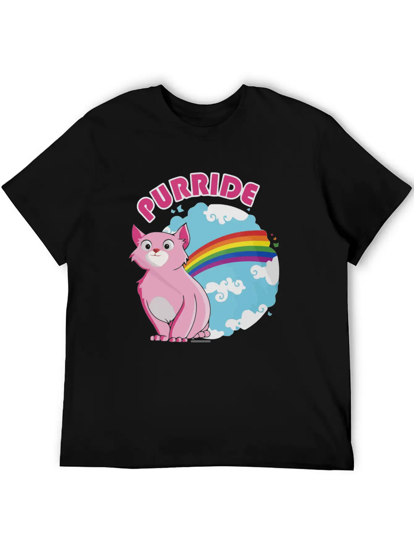 Gay Purrride Basic Graphic T-Shirt – Daily Comfort In Soft Cotton