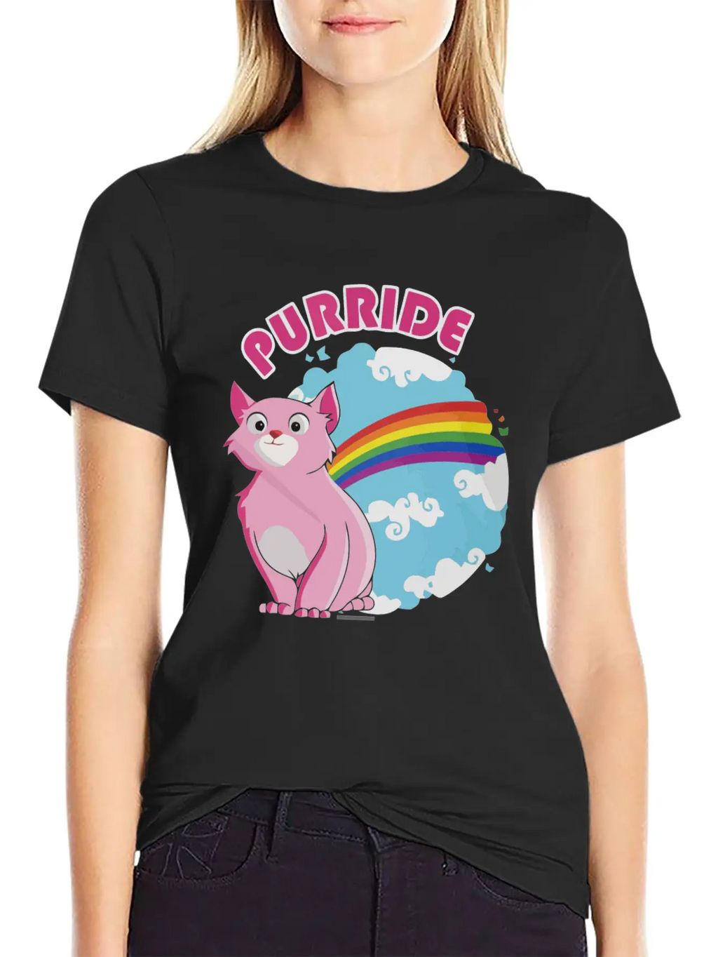 Gay Purrride Basic Graphic T-Shirt – Daily Comfort In Soft Cotton