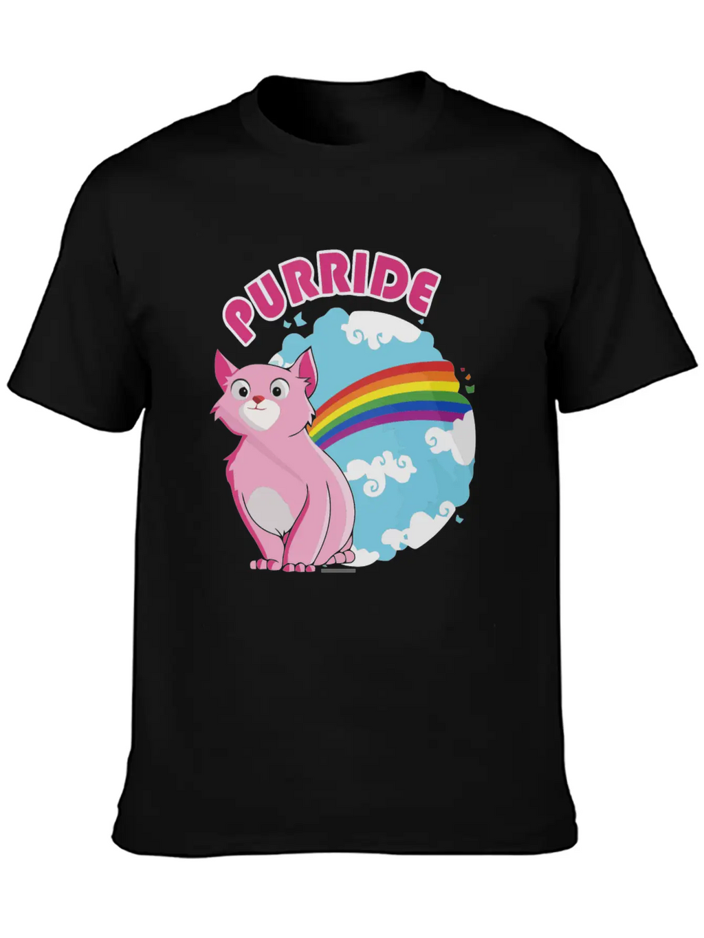 Gay Purrride Basic Graphic T-Shirt – Daily Comfort In Soft Cotton