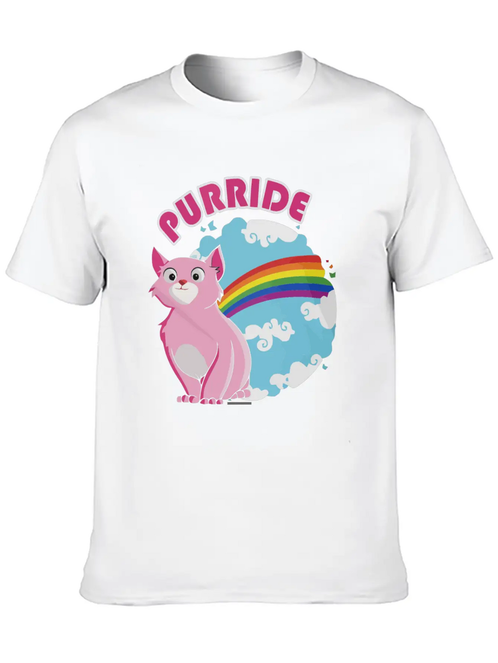 Gay Purrride Basic Graphic T-Shirt – Daily Comfort In Soft Cotton