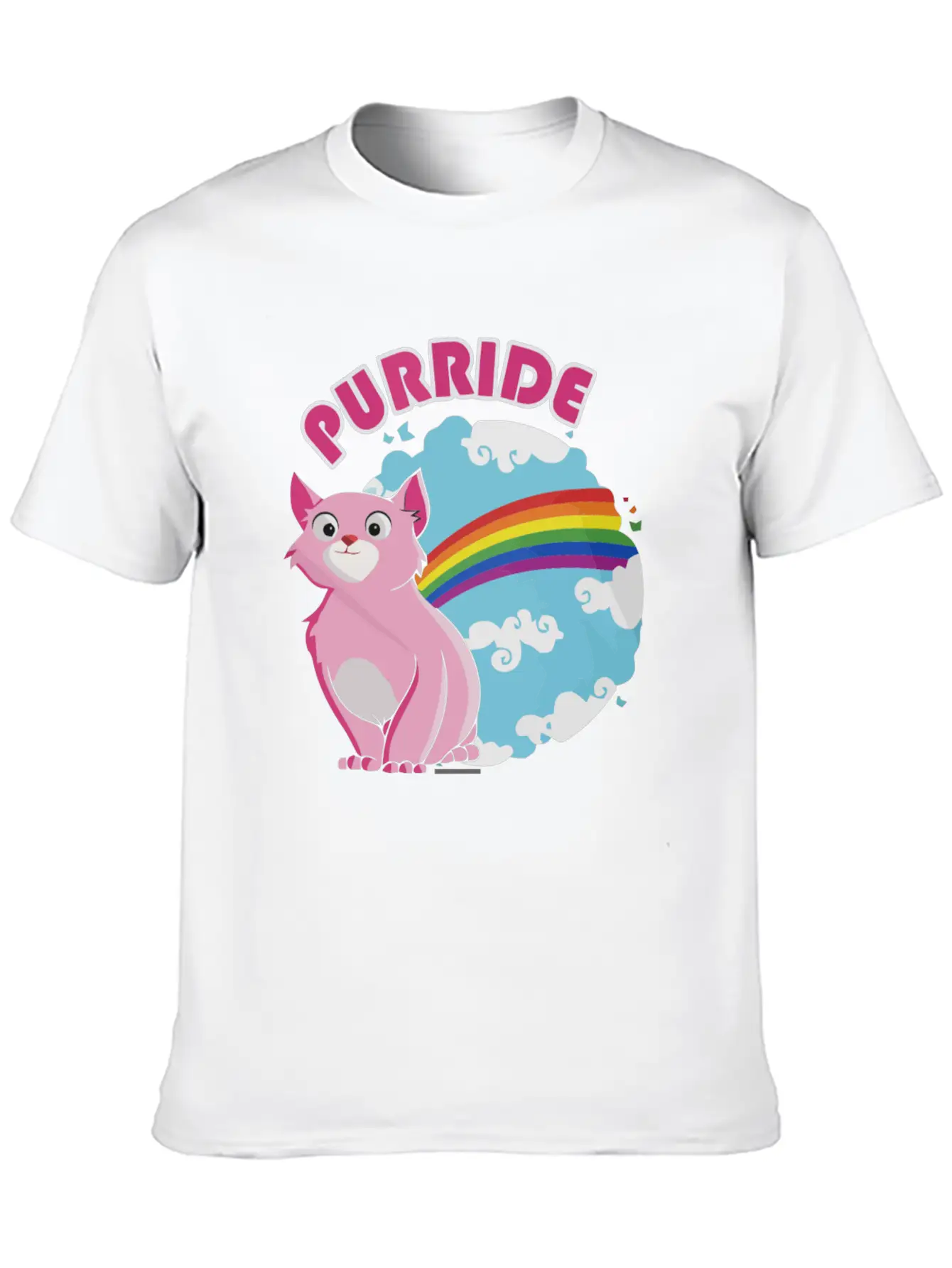 Gay Purrride Basic Graphic T-Shirt – Daily Comfort In Soft Cotton