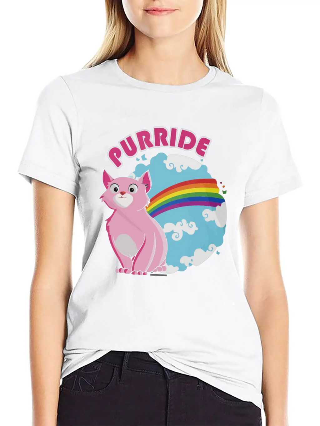 Gay Purrride Basic Graphic T-Shirt – Daily Comfort In Soft Cotton