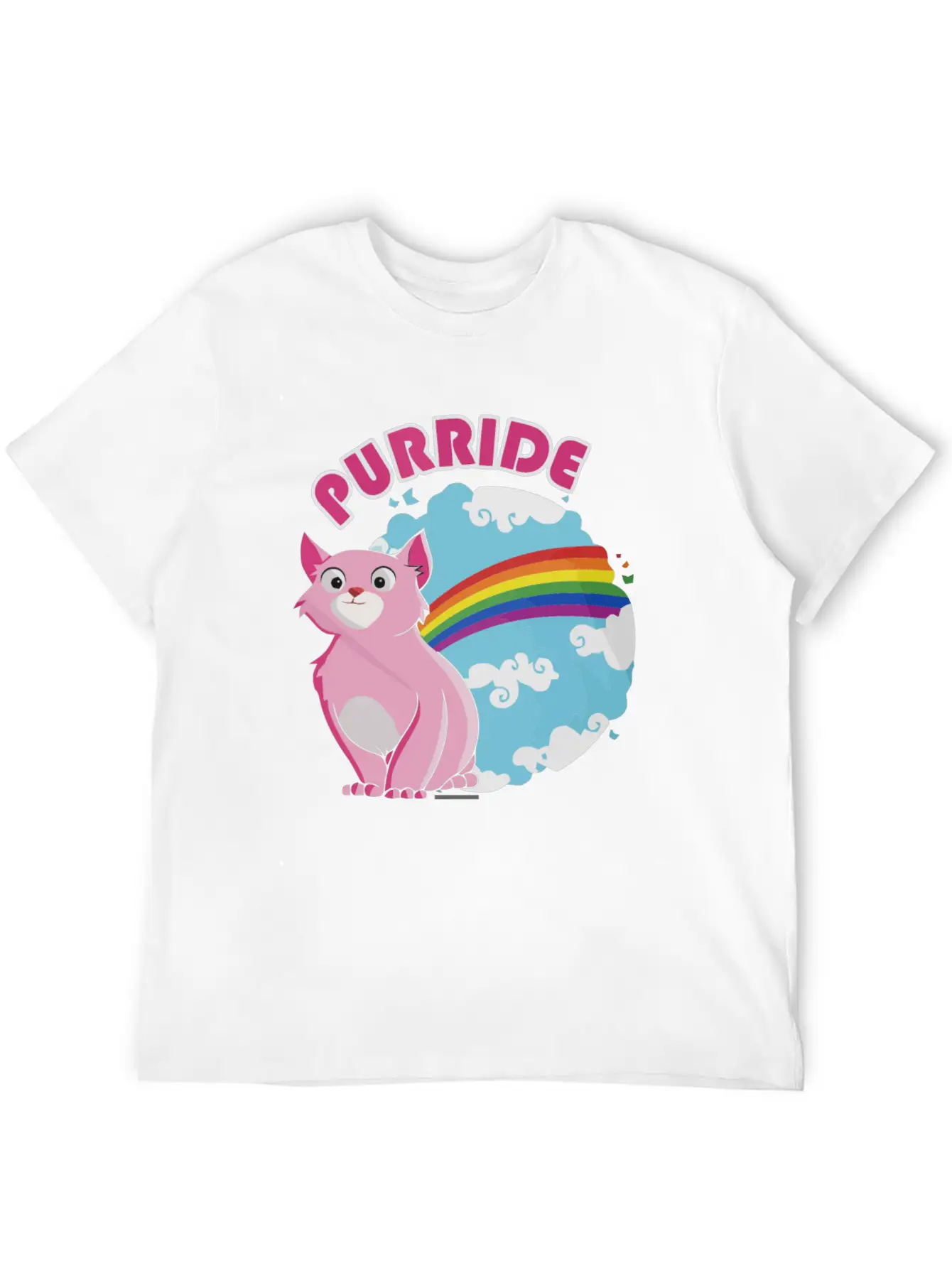 Gay Purrride Basic Graphic T-Shirt – Daily Comfort In Soft Cotton