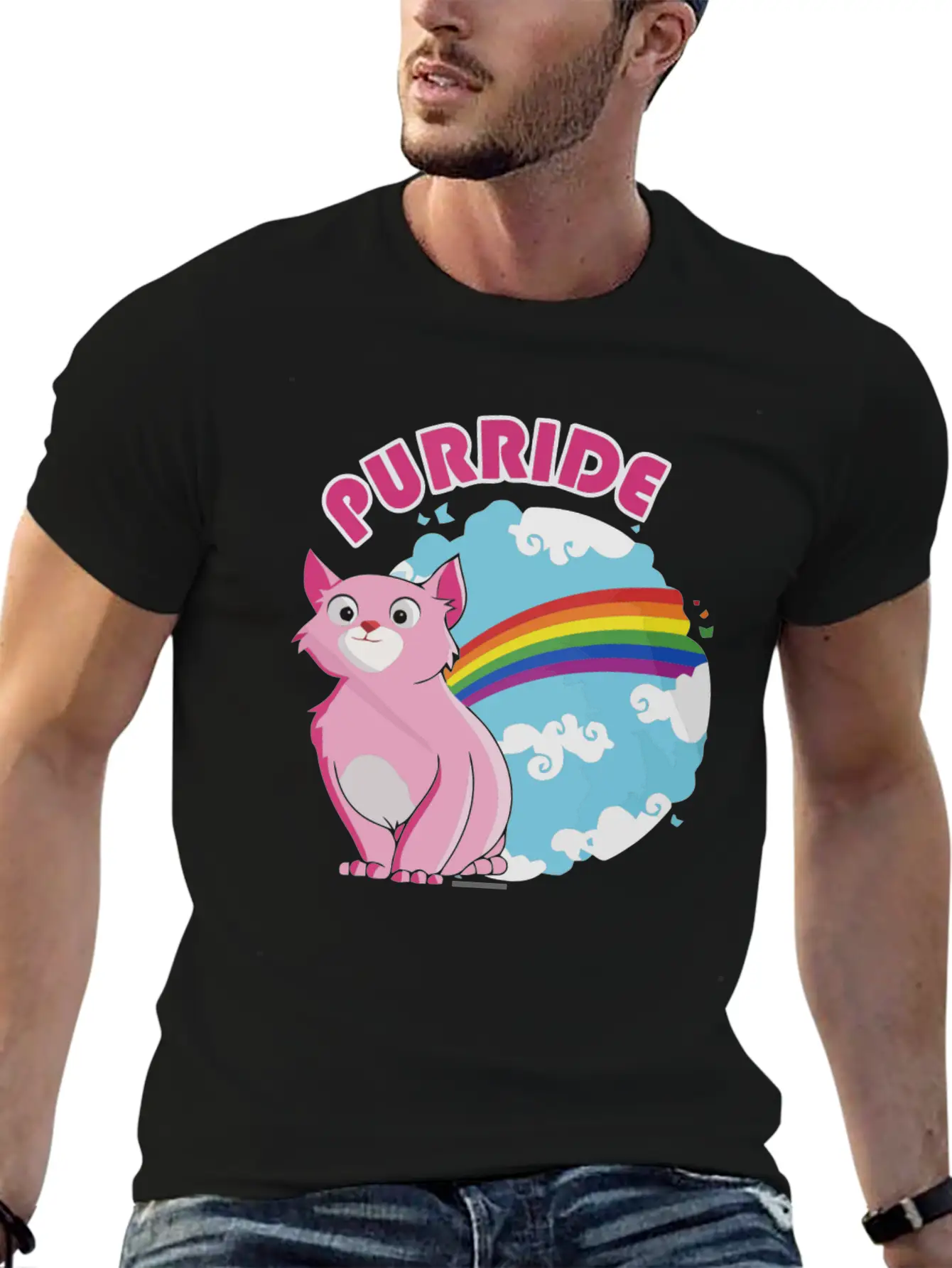 Gay Purrride Basic Graphic T-Shirt – Daily Comfort In Soft Cotton