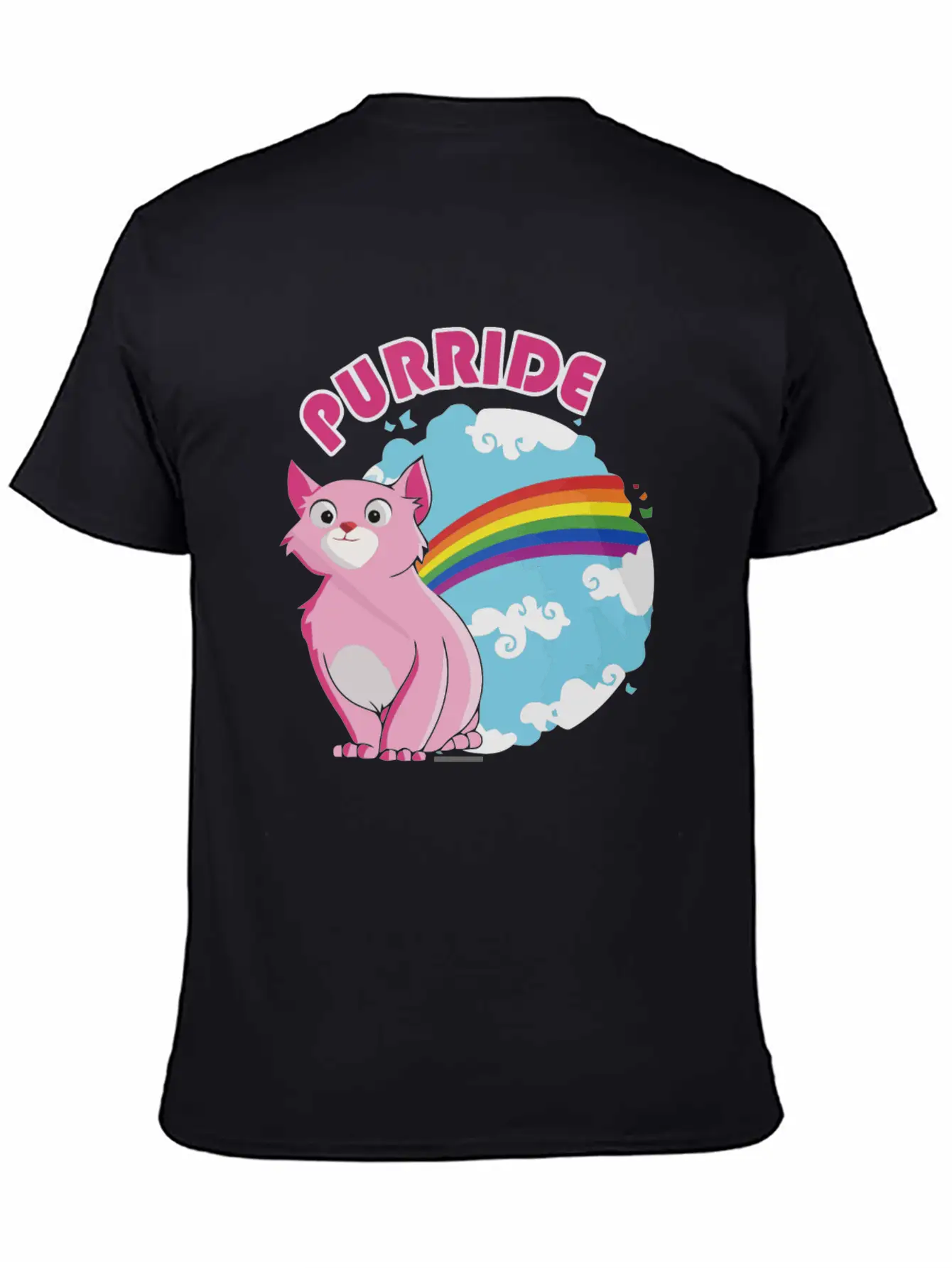 Gay Purrride Basic Graphic T-Shirt – Daily Comfort In Soft Cotton