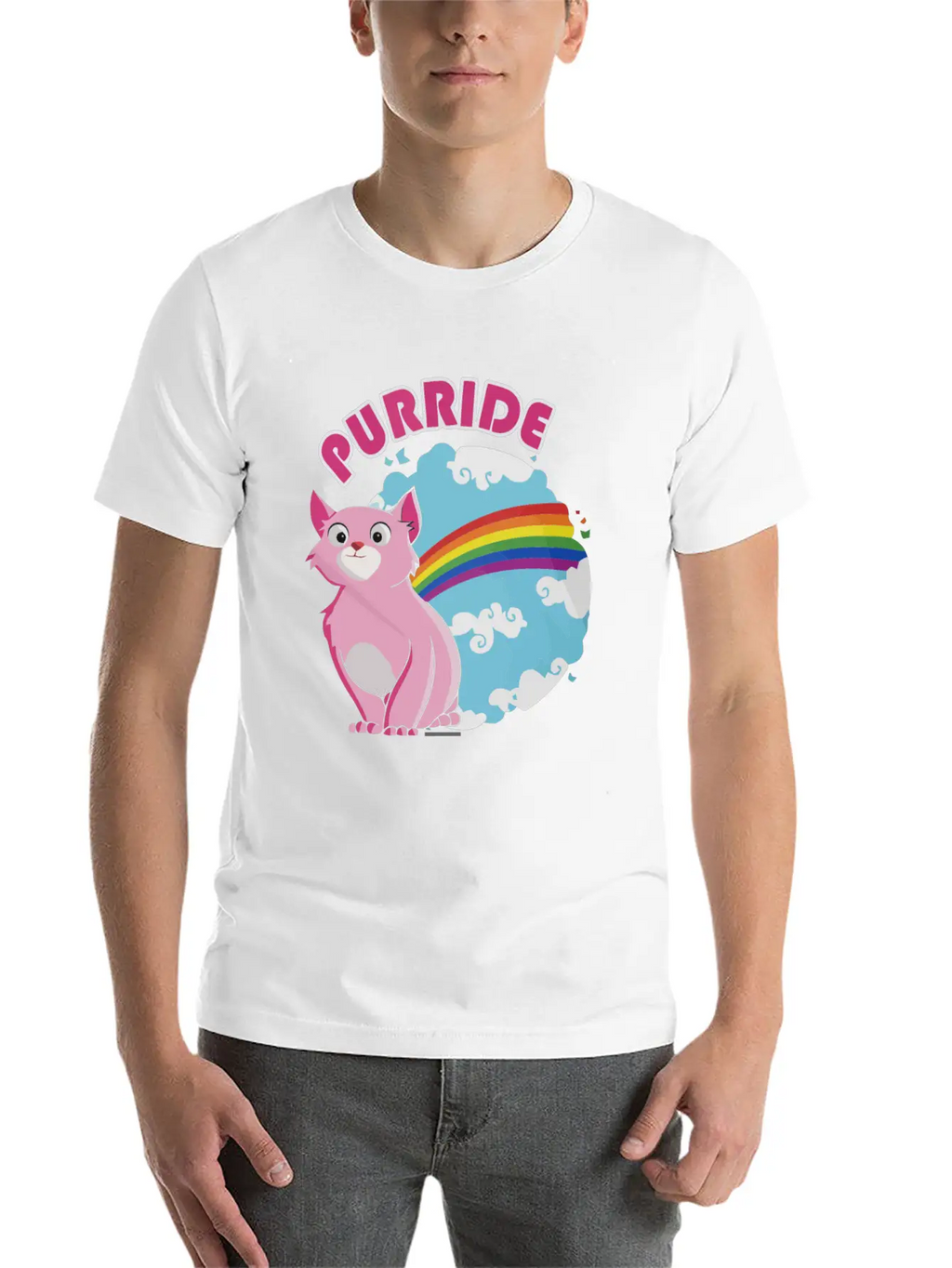 Gay Purrride Basic Graphic T-Shirt – Daily Comfort In Soft Cotton