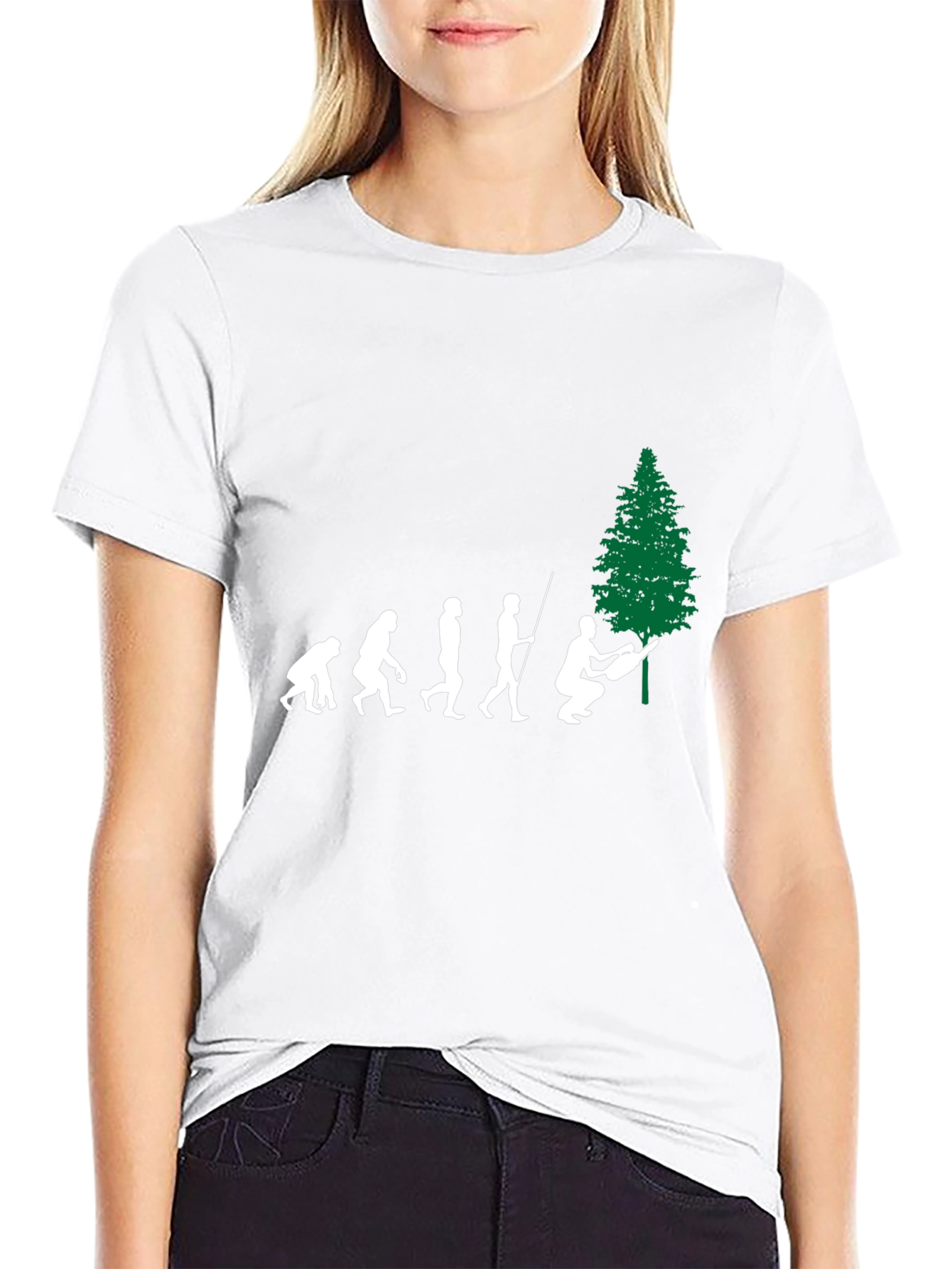 Evolution of Lumberjack Black T-Shirt