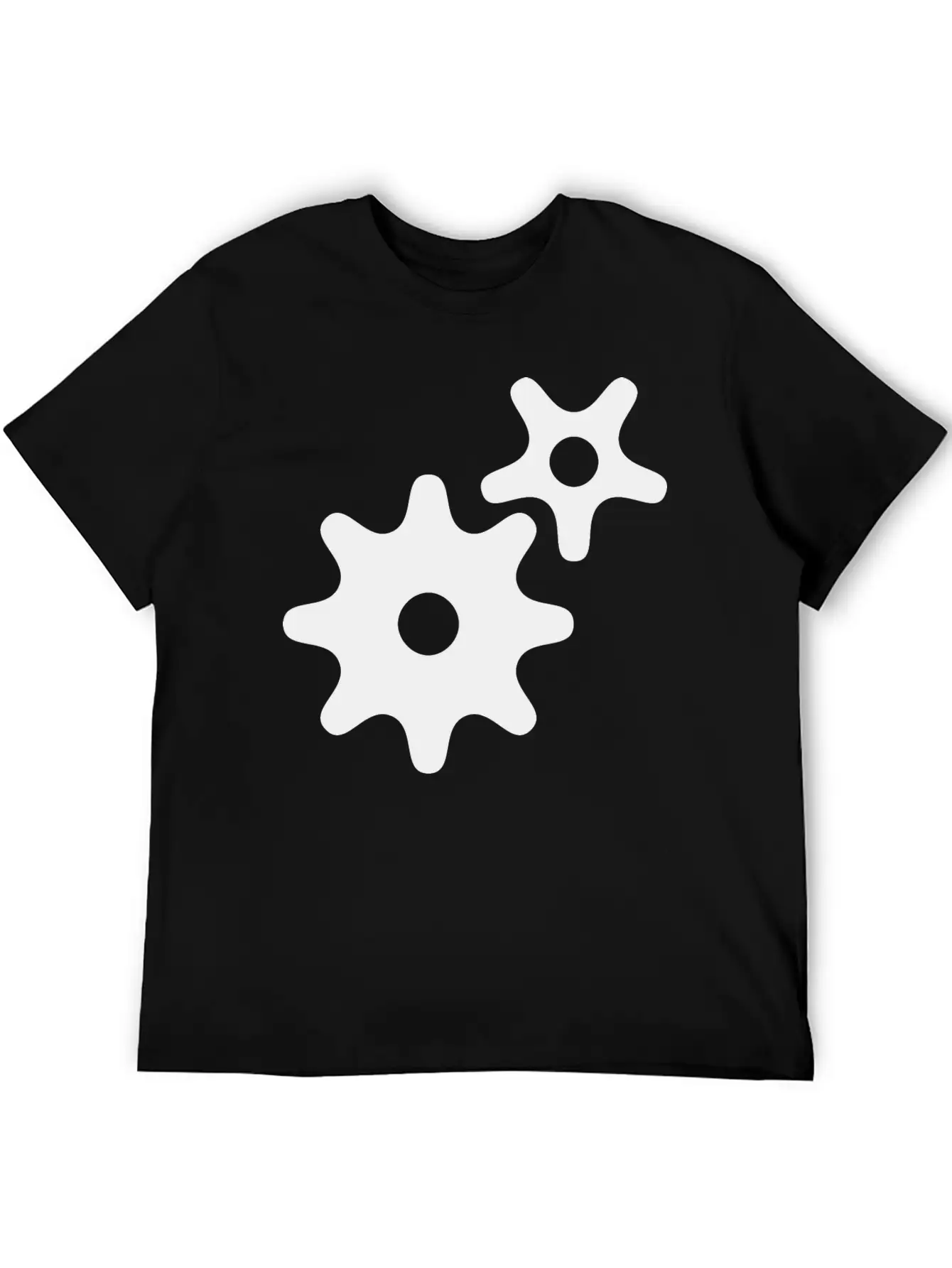Gear Wheels Breathable Graphic T-Shirt – Perfect For Casual Days