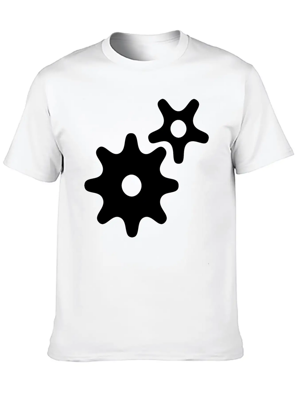 Gear Wheels Breathable Graphic T-Shirt – Perfect For Casual Days