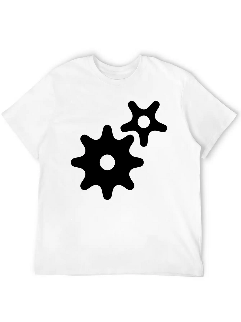 Gear Wheels Breathable Graphic T-Shirt – Perfect For Casual Days