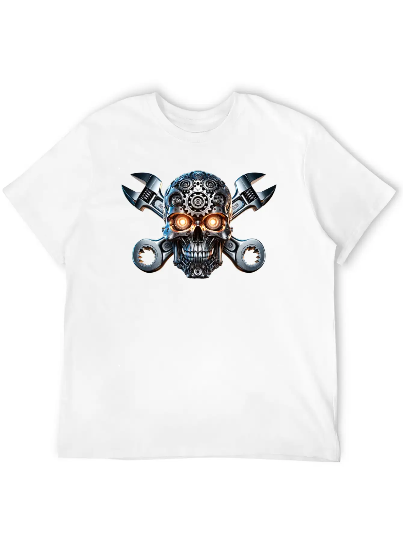 Gearhead Skull Classic Cotton Tee – Unisex Comfort For Any Season