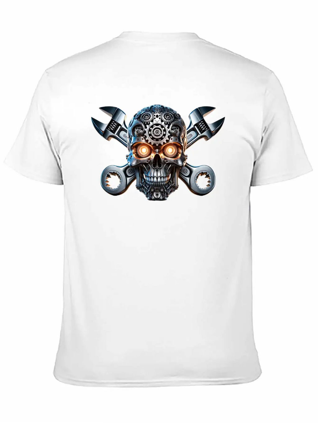 Gearhead Skull Classic Cotton Tee – Unisex Comfort For Any Season