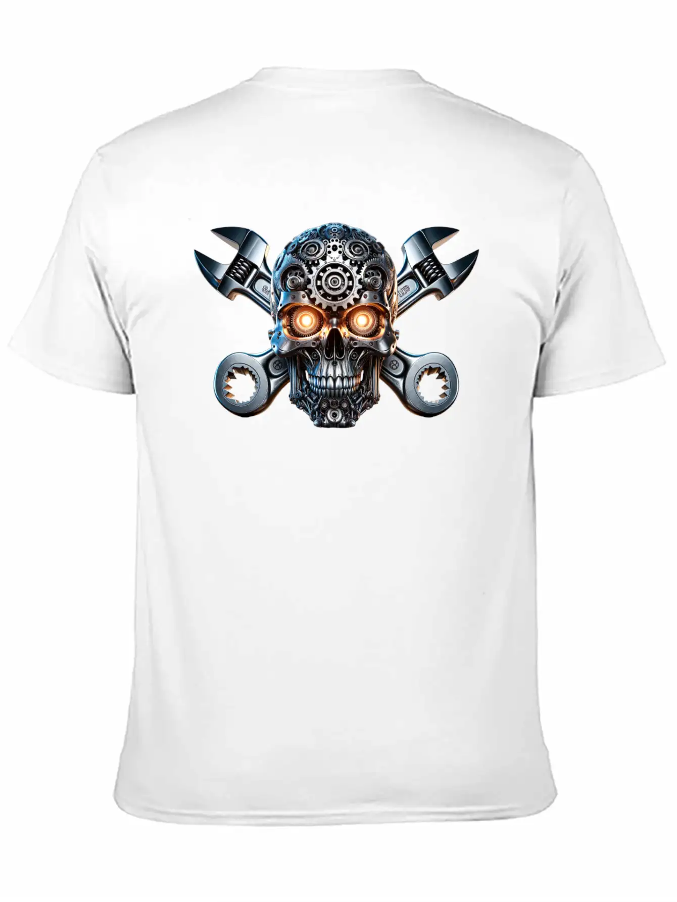 Gearhead Skull Classic Cotton Tee – Unisex Comfort For Any Season
