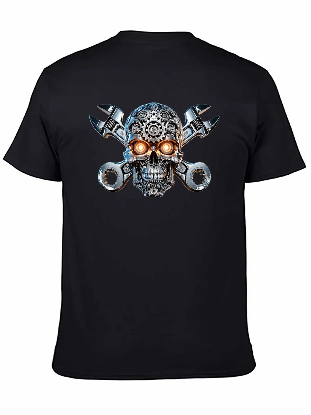 Gearhead Skull Classic Cotton Tee – Unisex Comfort For Any Season