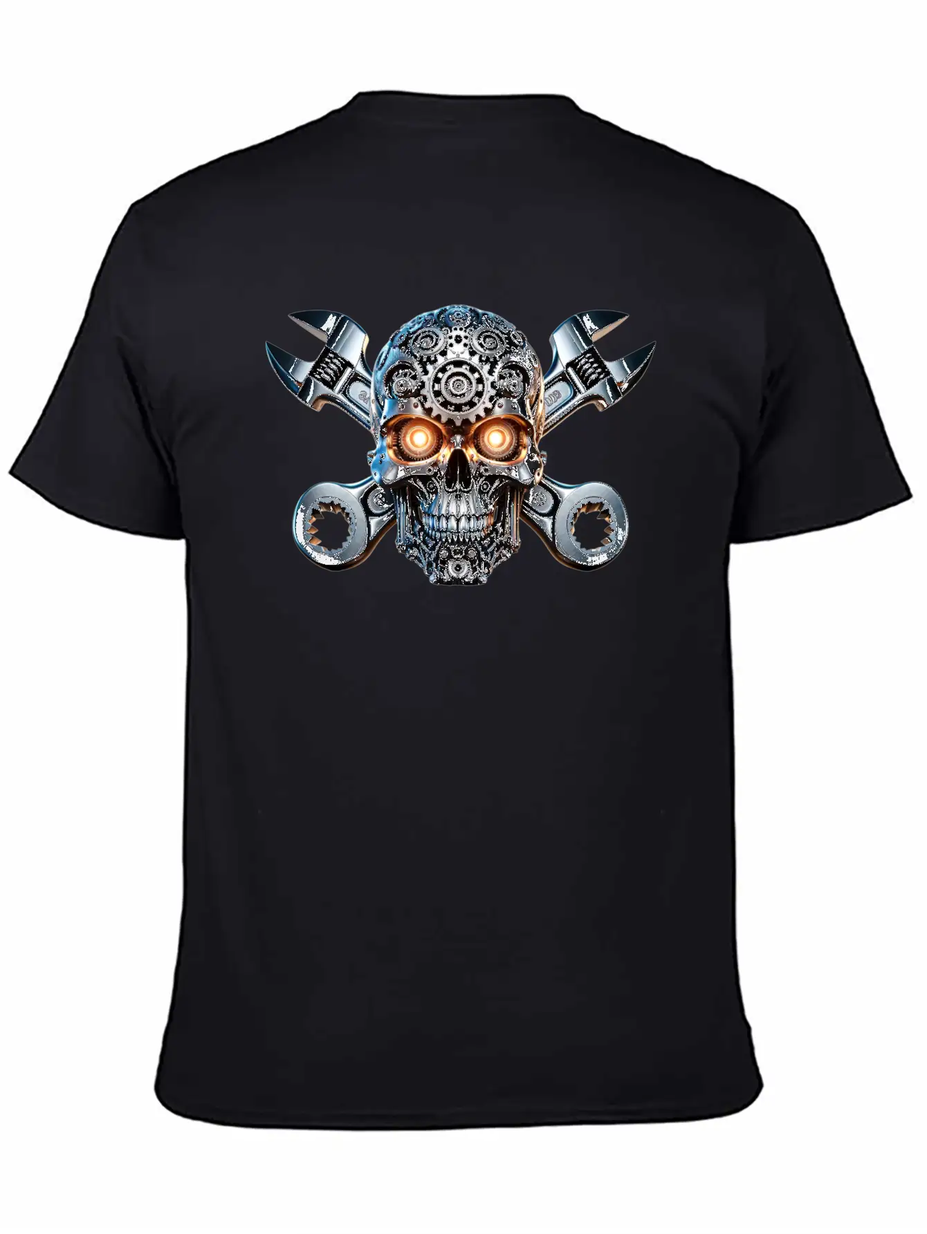 Gearhead Skull Classic Cotton Tee – Unisex Comfort For Any Season