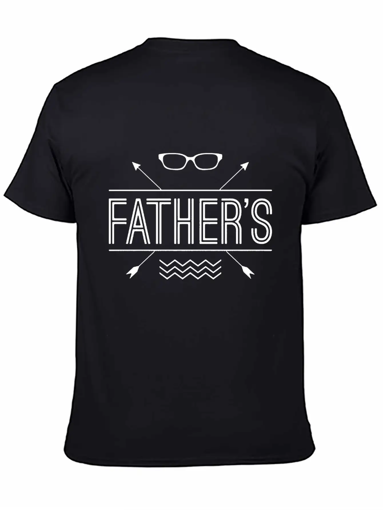 Geek Father Arrow Unisex Casual T-Shirt – Clean Design For Daily Comfort