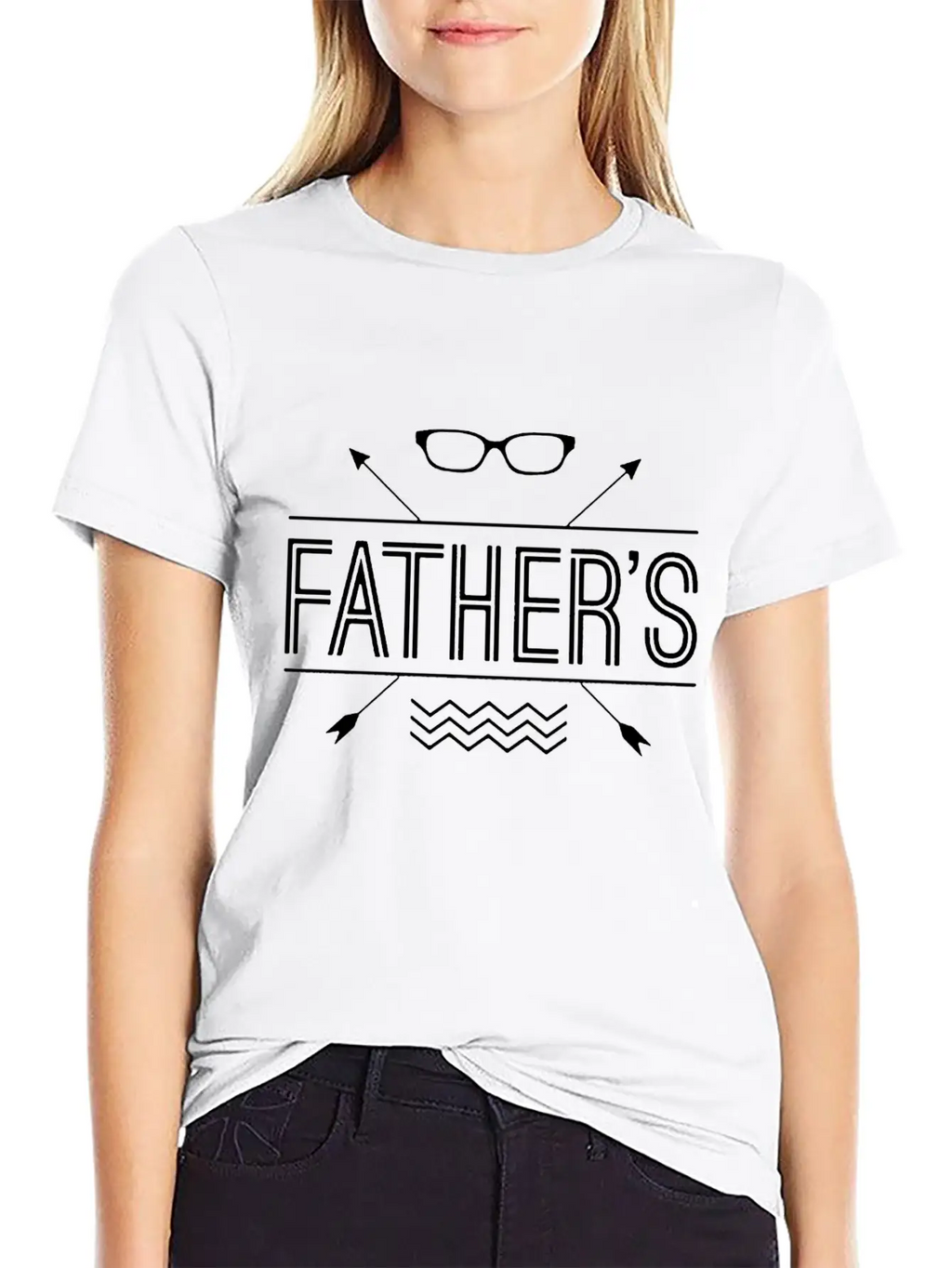 Geek Father Arrow Unisex Casual T-Shirt – Clean Design For Daily Comfort