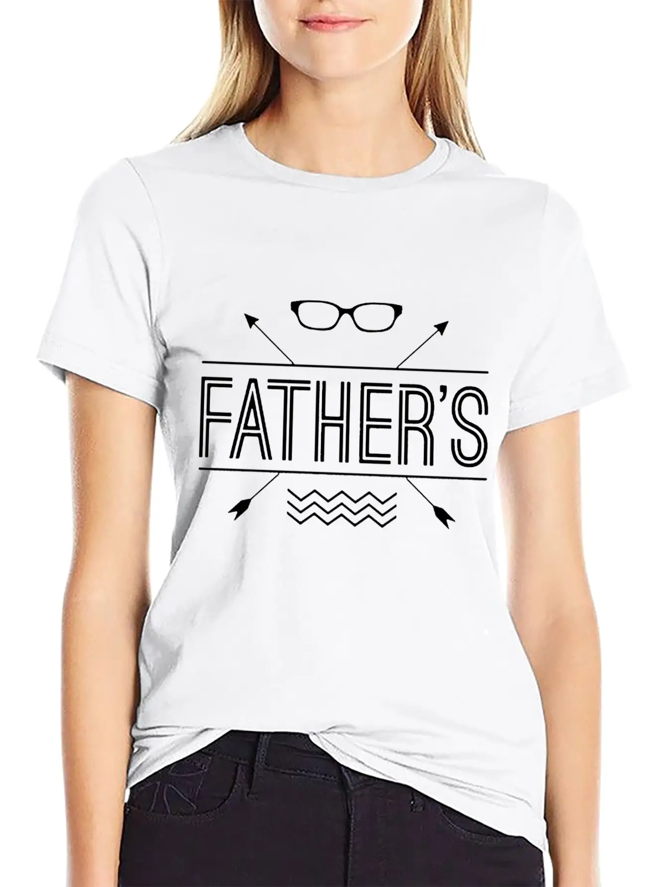 Geek Father Arrow Unisex Casual T-Shirt – Clean Design For Daily Comfort