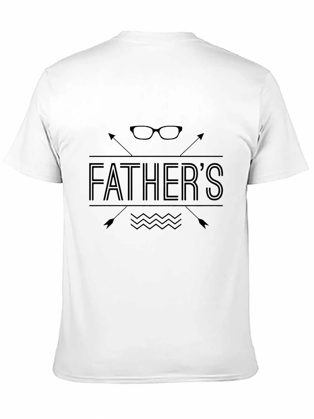 Geek Father Arrow Unisex Casual T-Shirt – Clean Design For Daily Comfort
