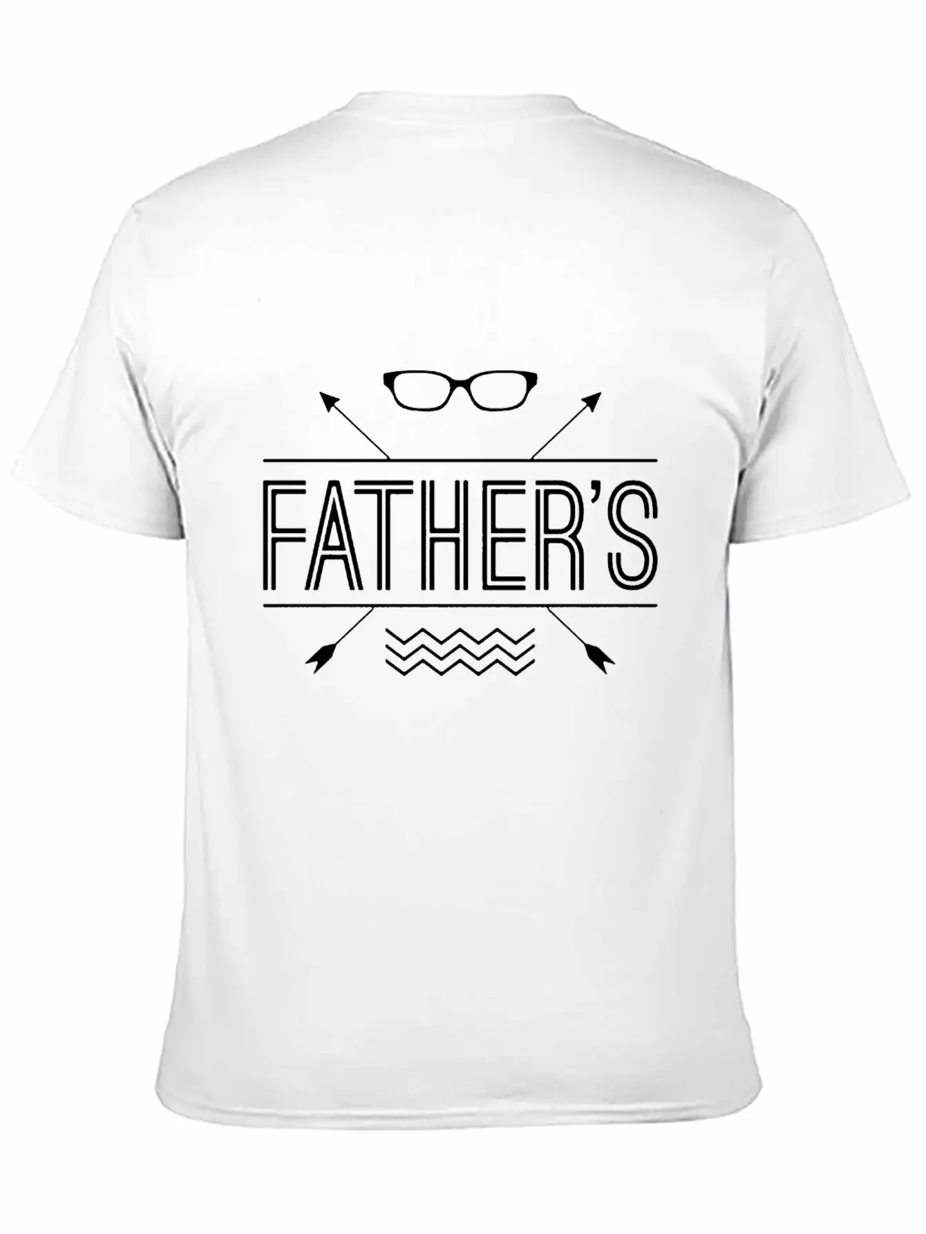Geek Father Arrow Unisex Casual T-Shirt – Clean Design For Daily Comfort