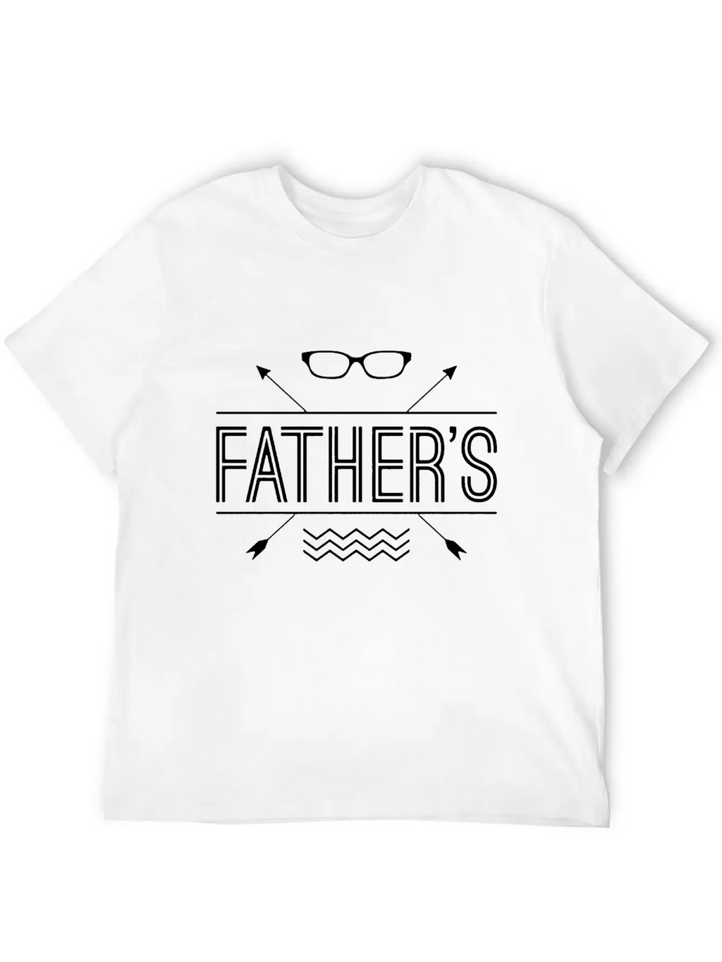 Geek Father Arrow Unisex Casual T-Shirt – Clean Design For Daily Comfort